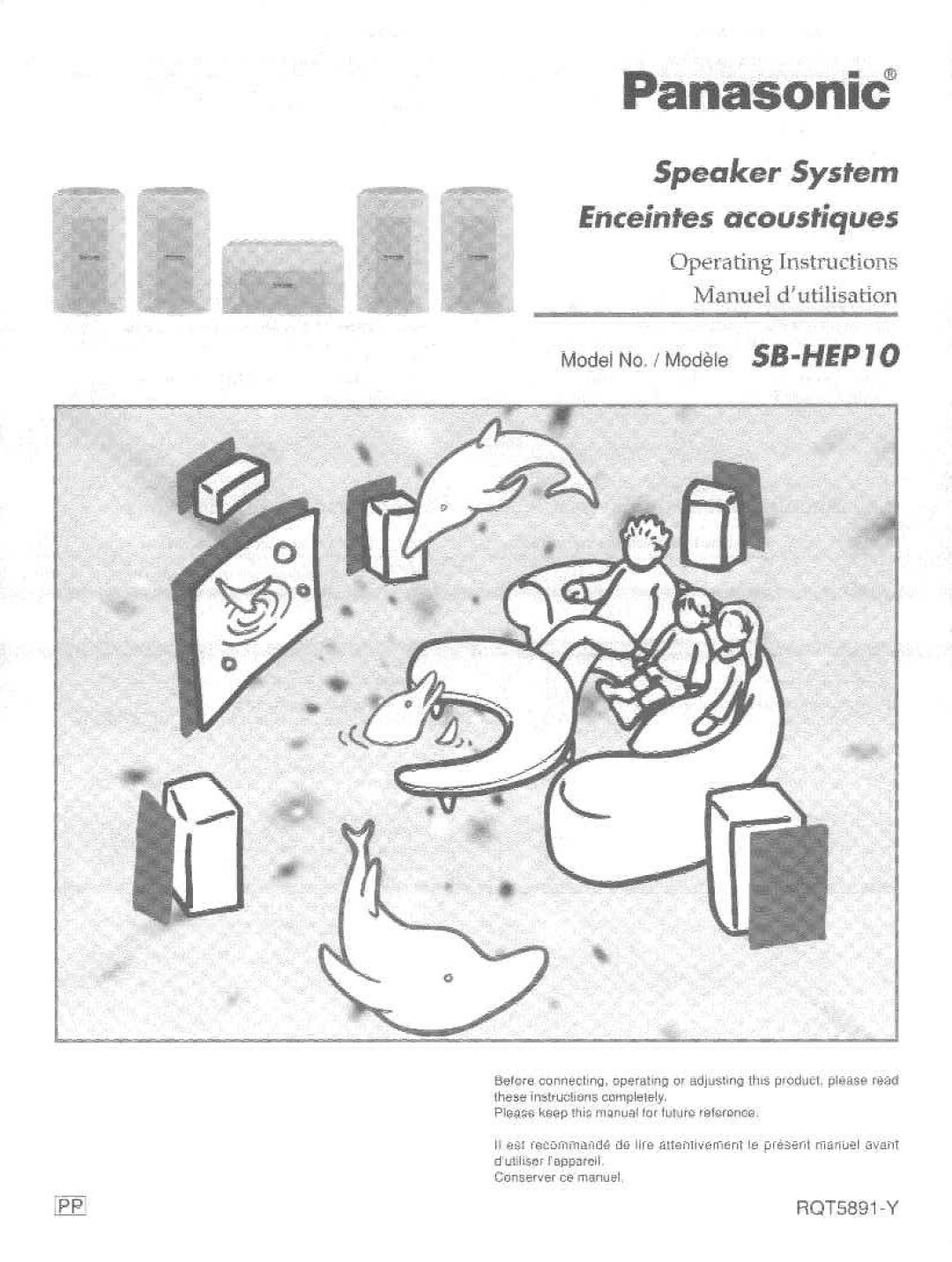 Panasonic SB-HEP10 manual 