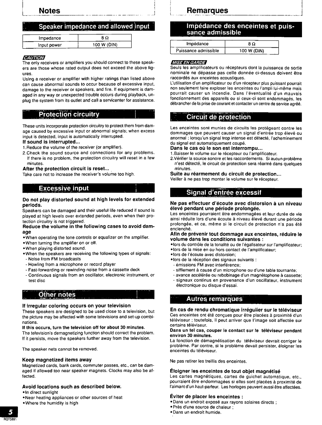 Panasonic SB-HEP10 manual 