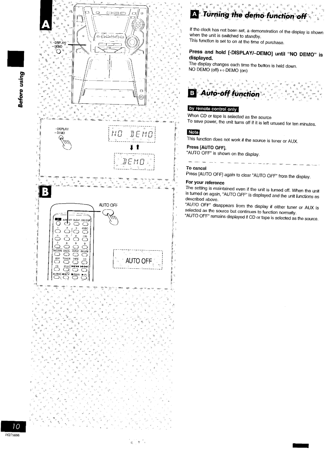 Panasonic SC- AK42, SC- AK54 manual 