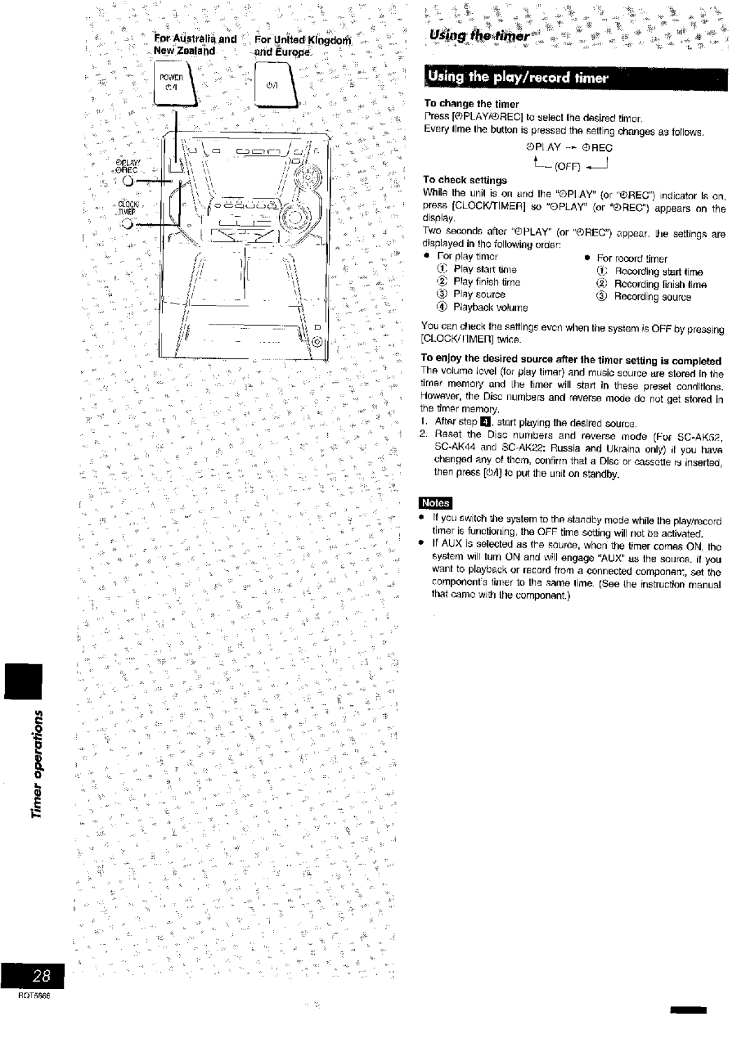 Panasonic SC- AK42, SC- AK54 manual 