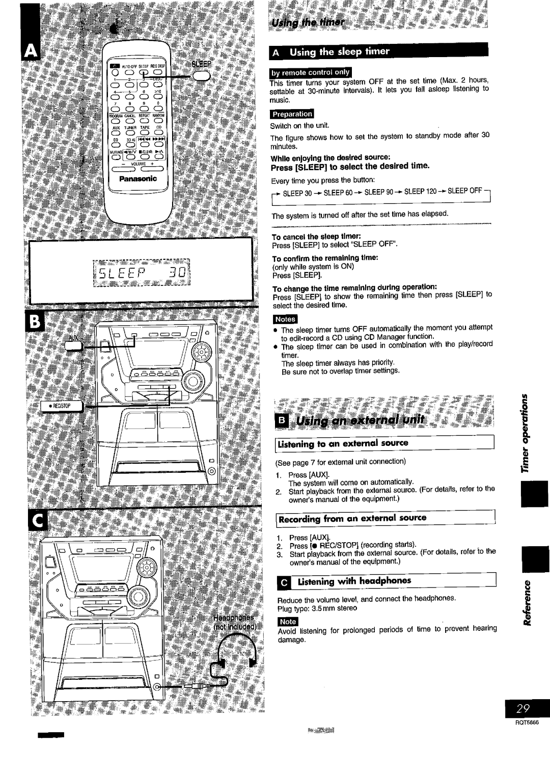 Panasonic SC- AK54, SC- AK42 manual 