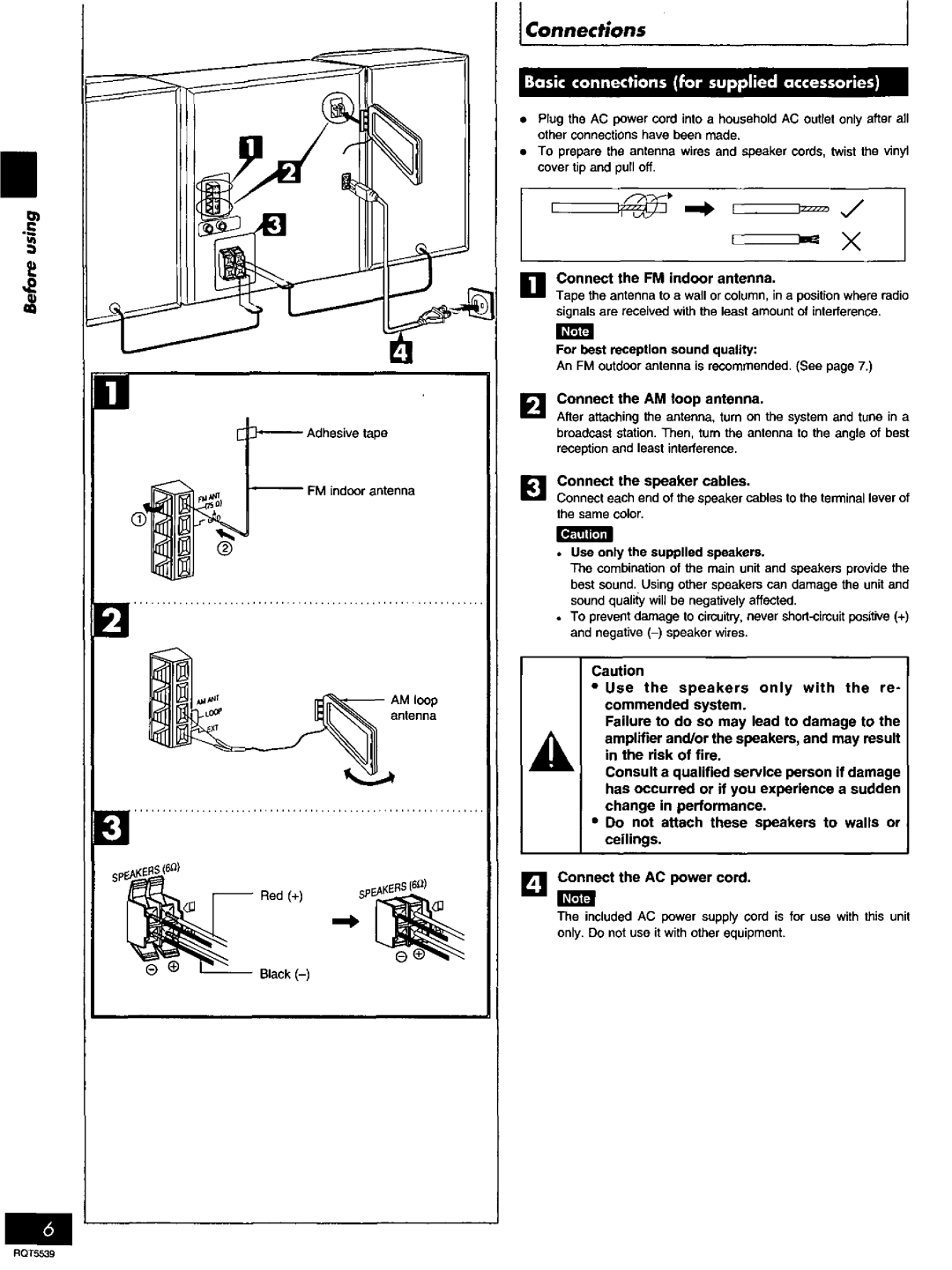 Panasonic SC-AK14 manual 