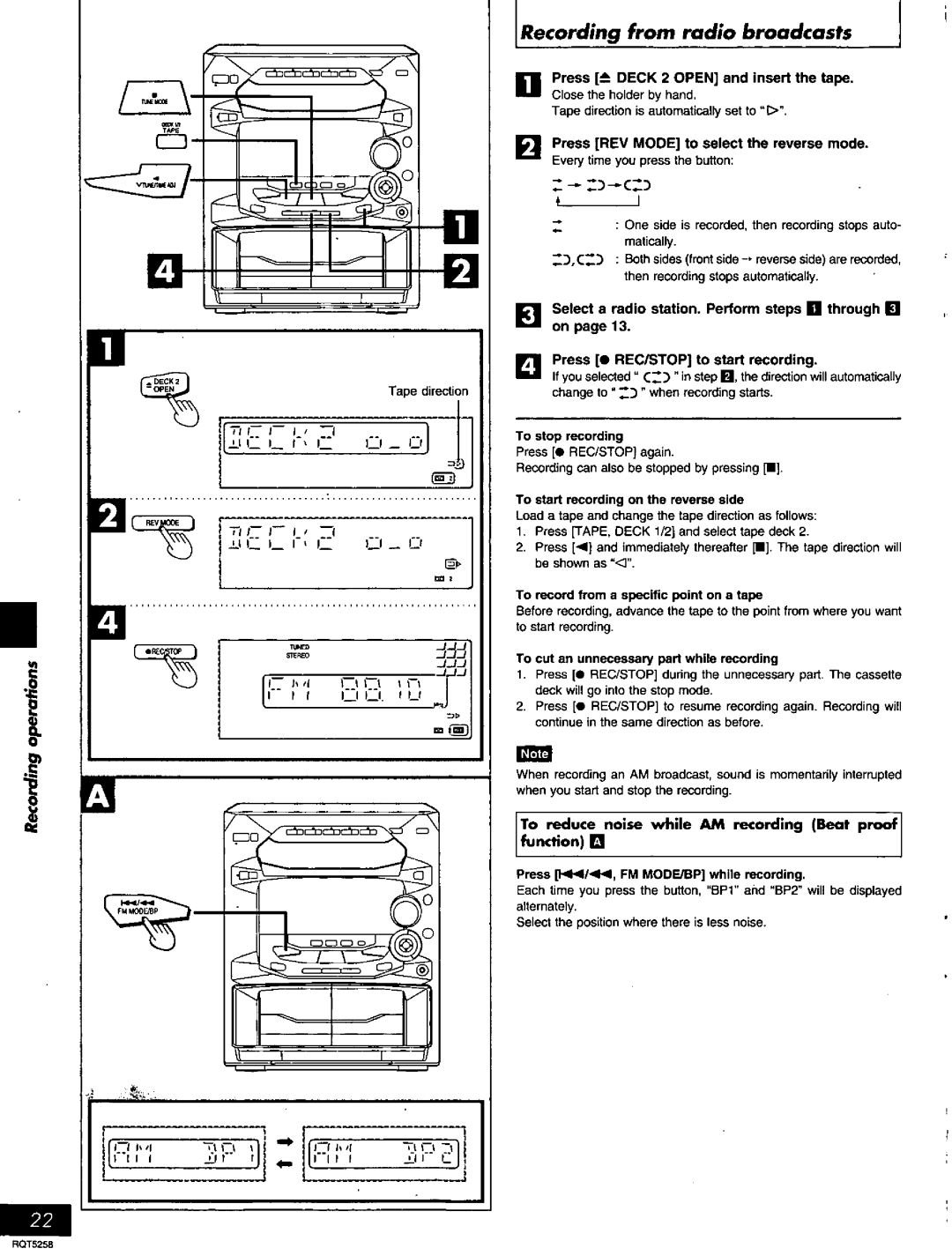 Panasonic SC-AK29, SC-AK24, SC-AK18, SC-AK23 manual 