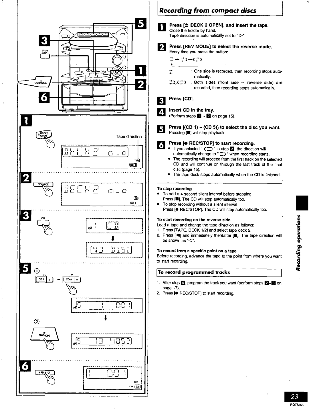 Panasonic SC-AK23, SC-AK24, SC-AK18, SC-AK29 manual 