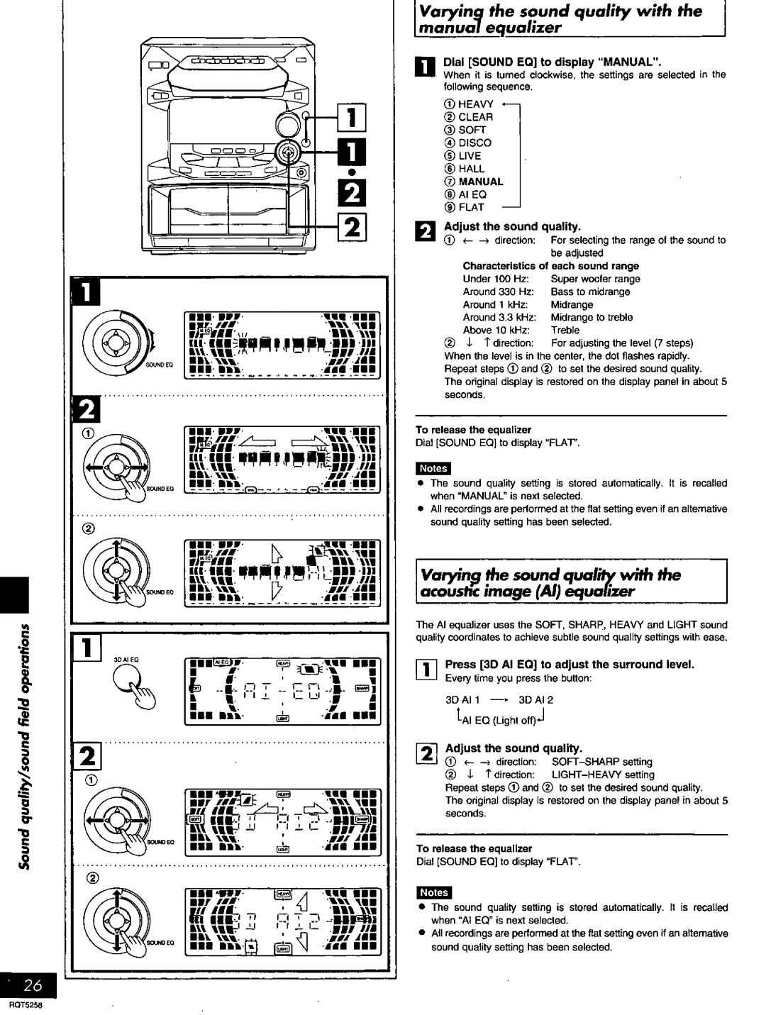 Panasonic SC-AK29, SC-AK24, SC-AK18, SC-AK23 manual 