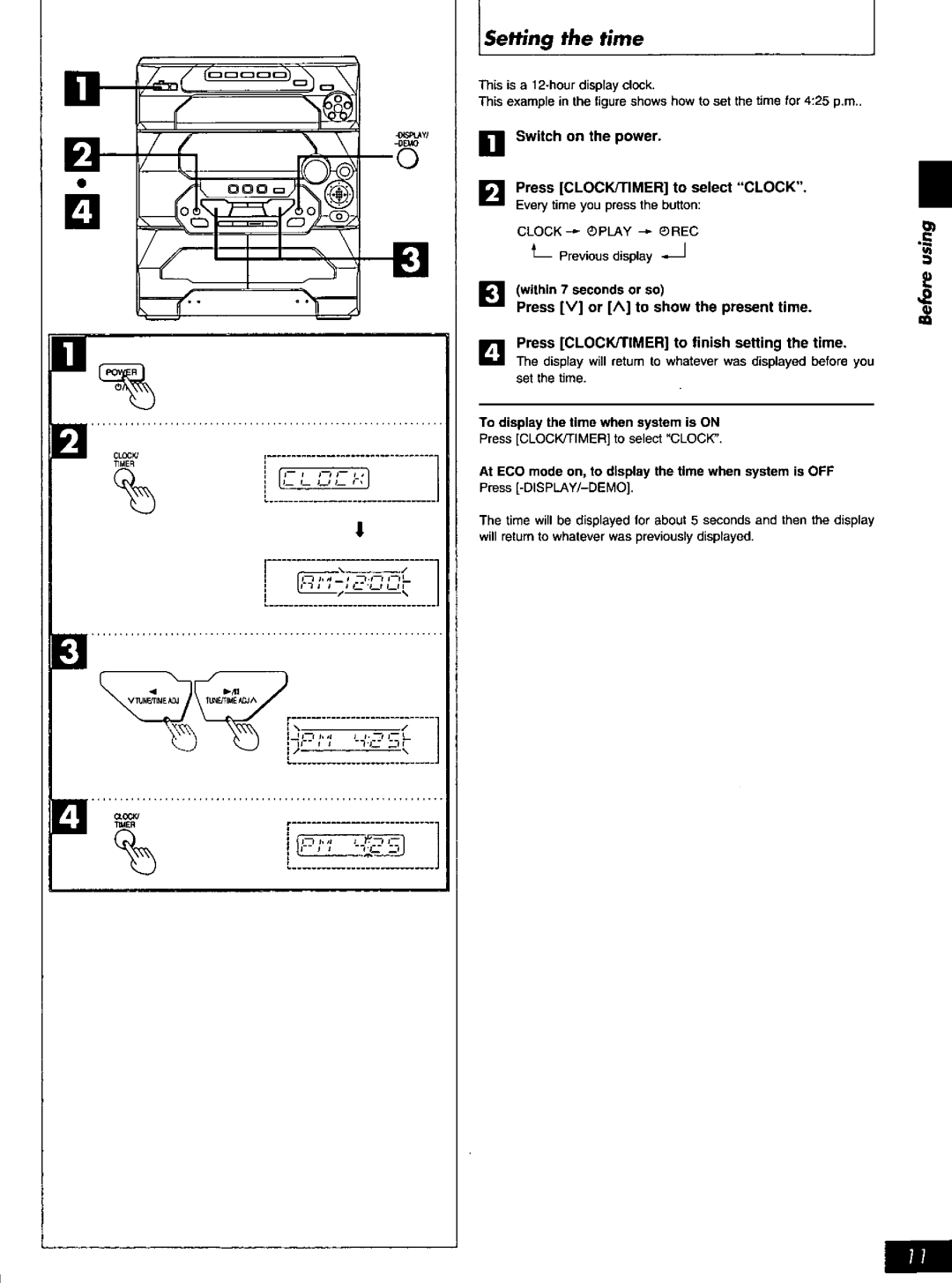 Panasonic SC-AK17, SC-AK27 manual 