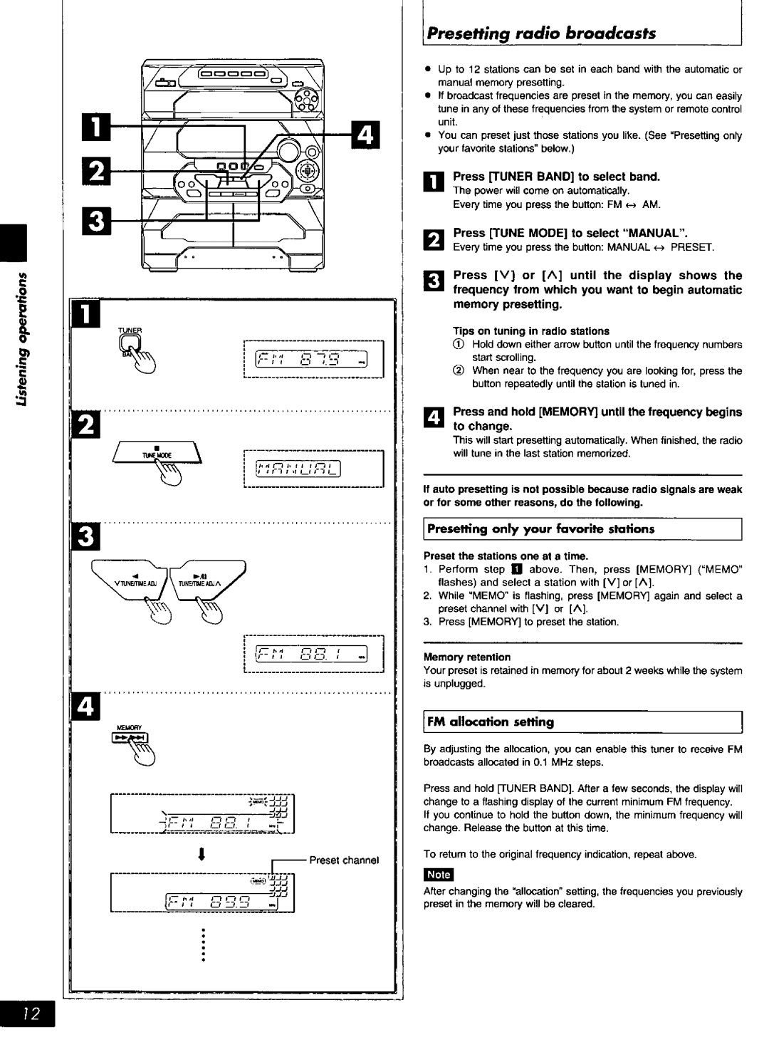 Panasonic SC-AK27, SC-AK17 manual 