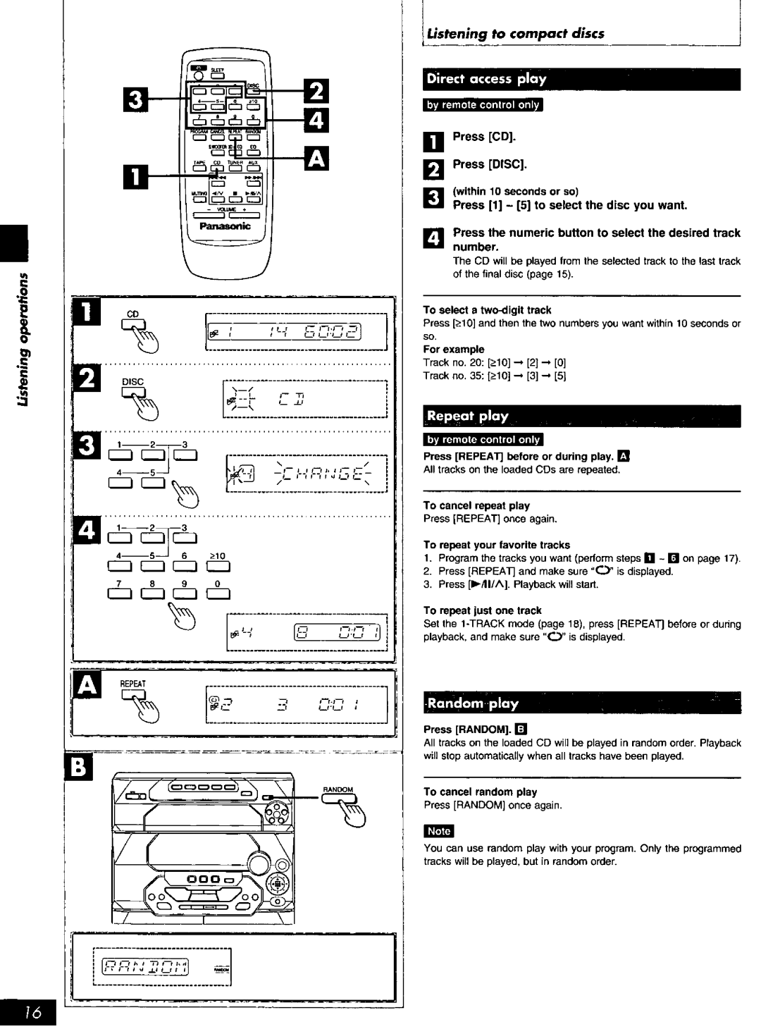 Panasonic SC-AK27, SC-AK17 manual 