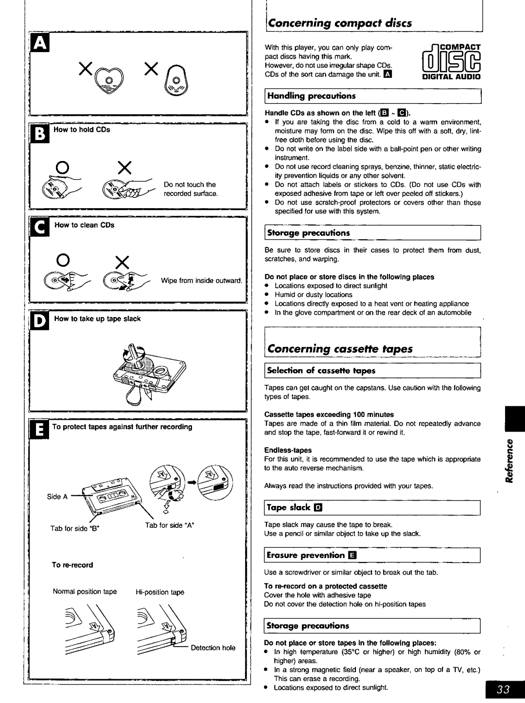 Panasonic SC-AK17, SC-AK27 manual 