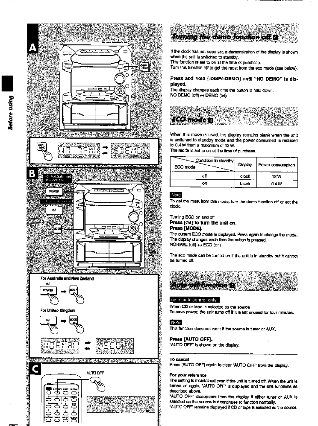 Panasonic SC-AK28 manual 