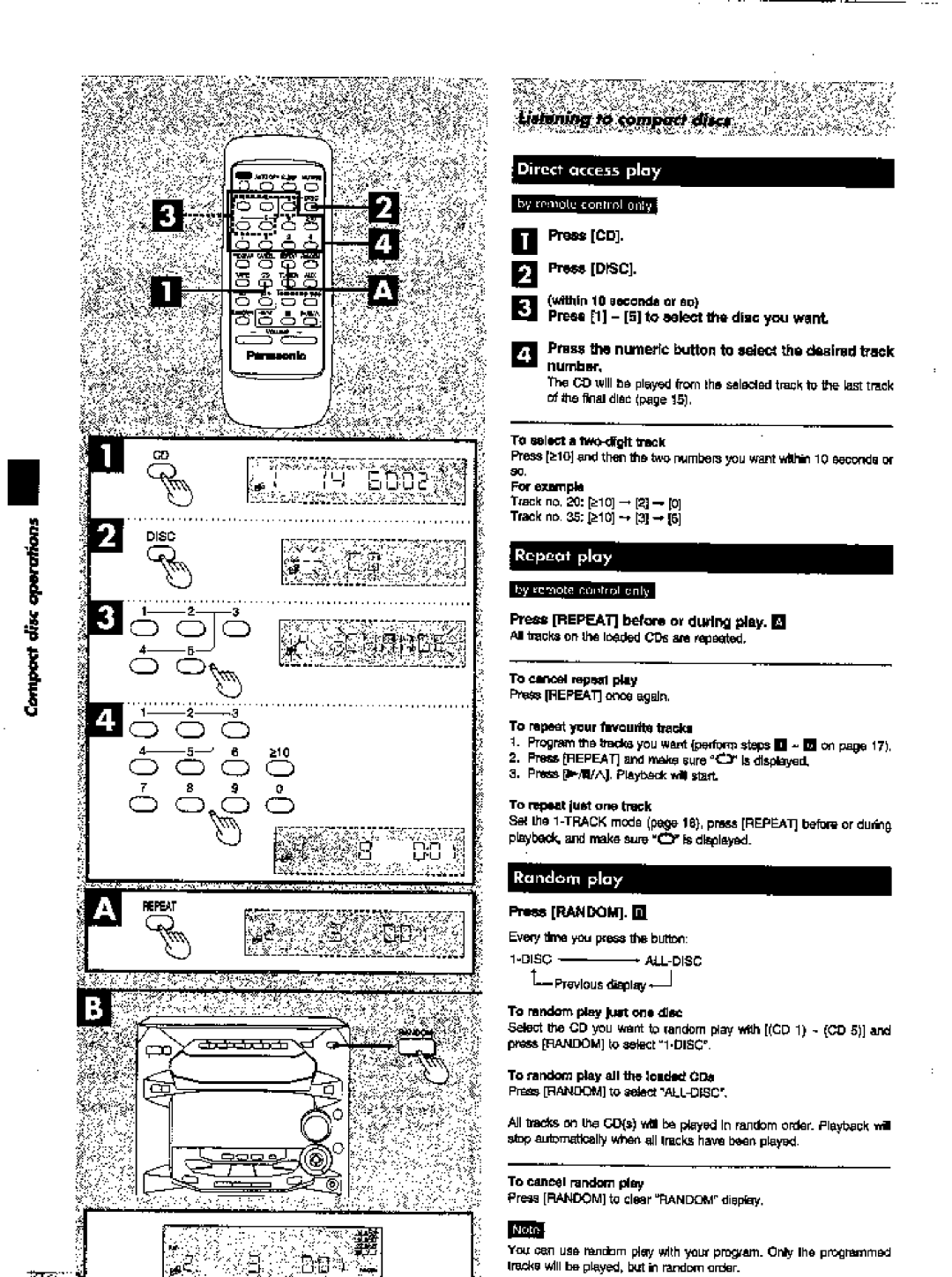 Panasonic SC-AK28 manual 