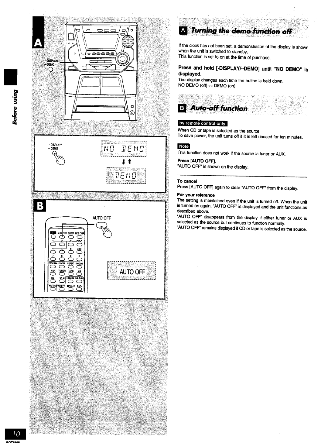 Panasonic SC-AK52 manual 