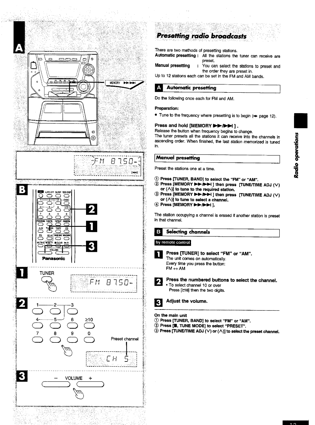 Panasonic SC-AK52 manual 