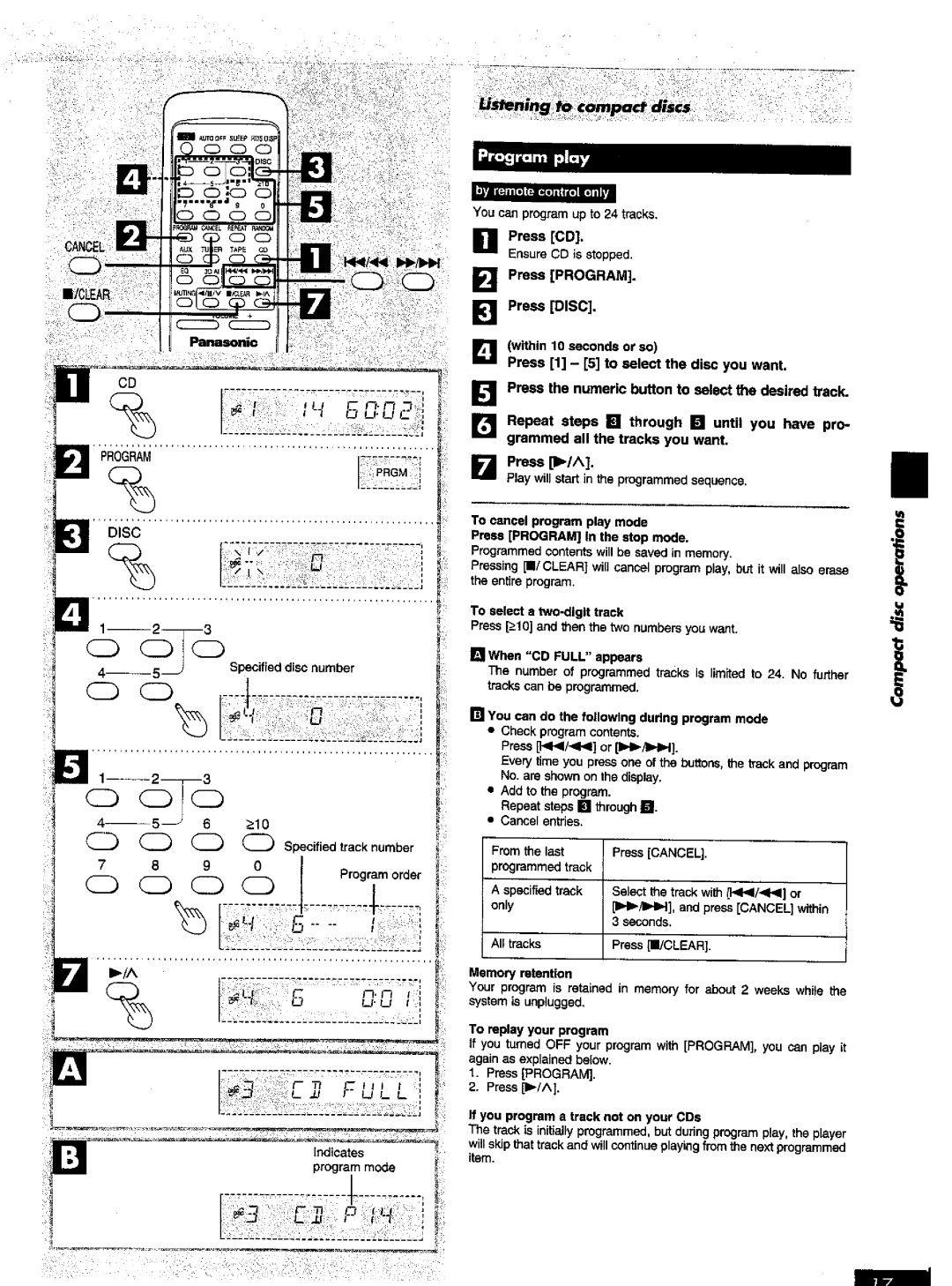 Panasonic SC-AK52 manual 