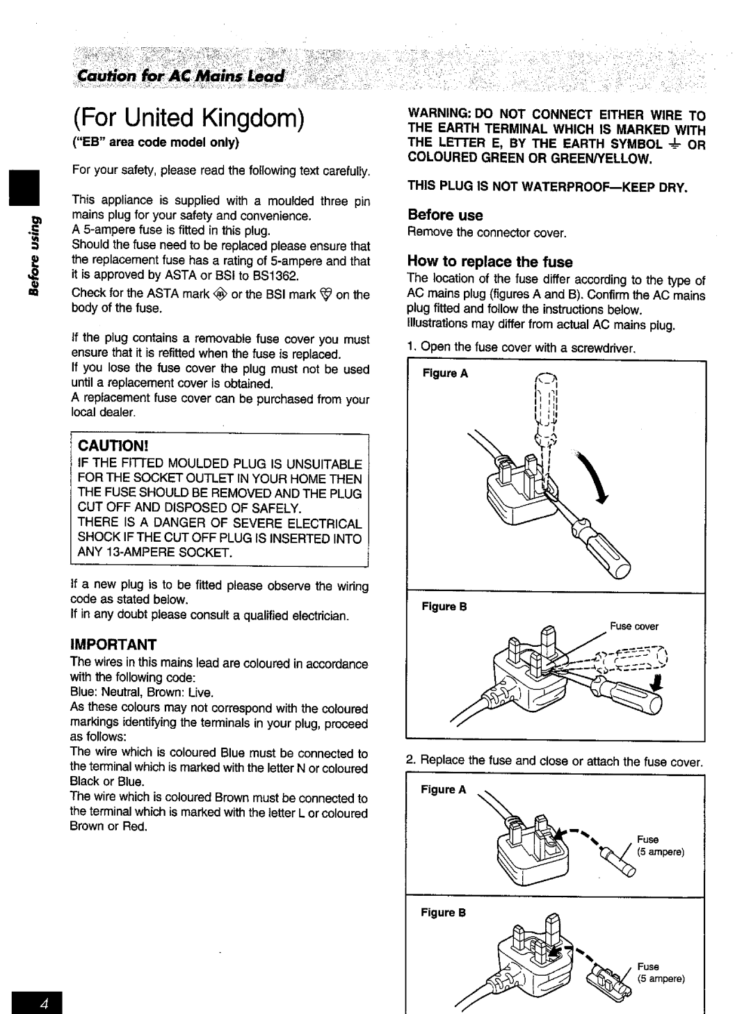 Panasonic SC-AK52 manual 