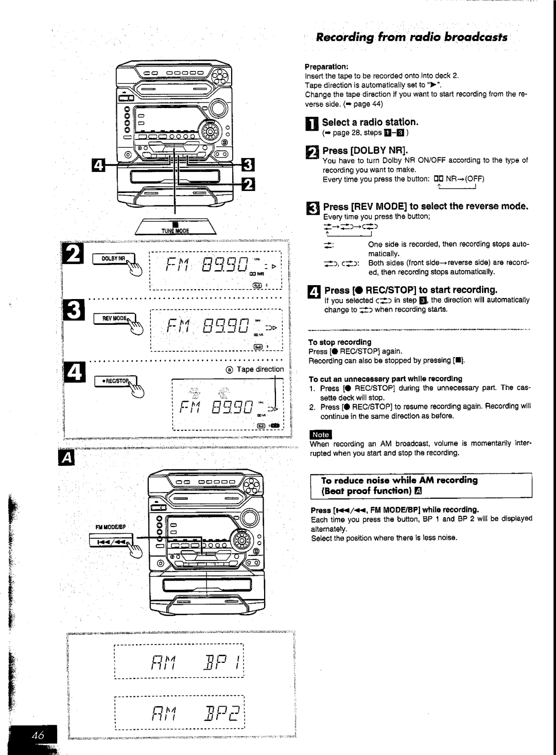 Panasonic SC-AK57 manual 