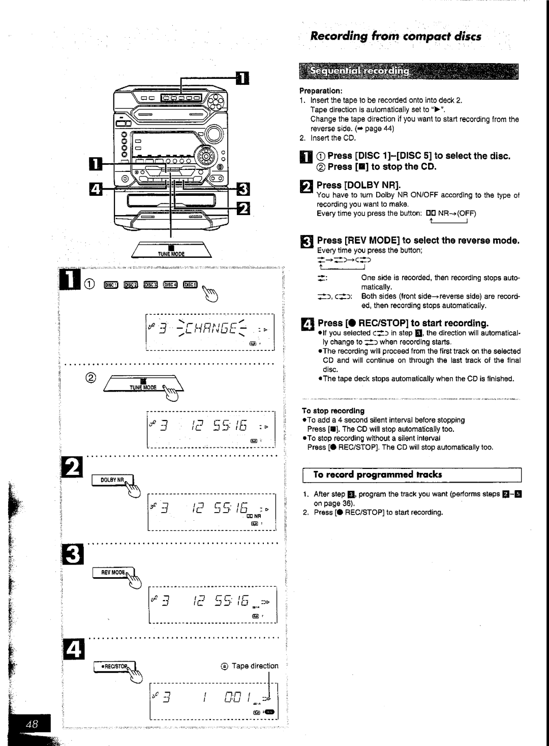 Panasonic SC-AK57 manual 