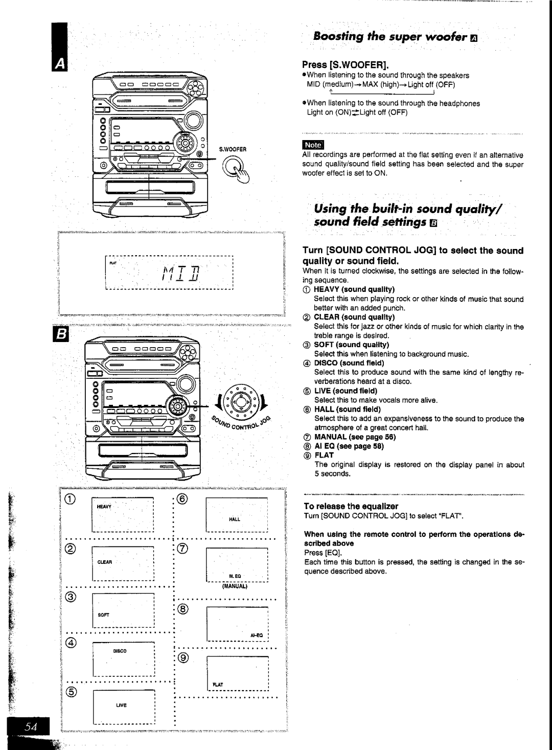 Panasonic SC-AK57 manual 