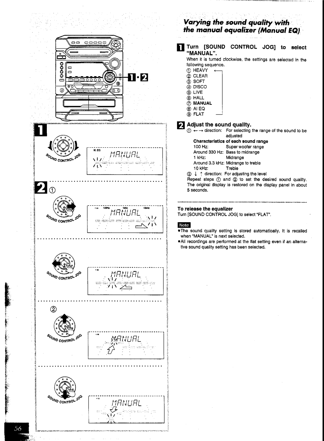 Panasonic SC-AK57 manual 