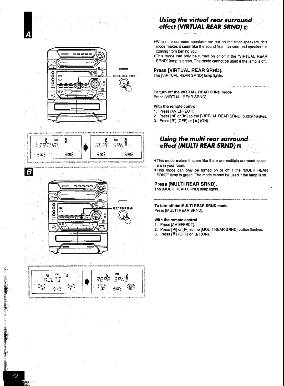 Panasonic SC-AK57 manual 