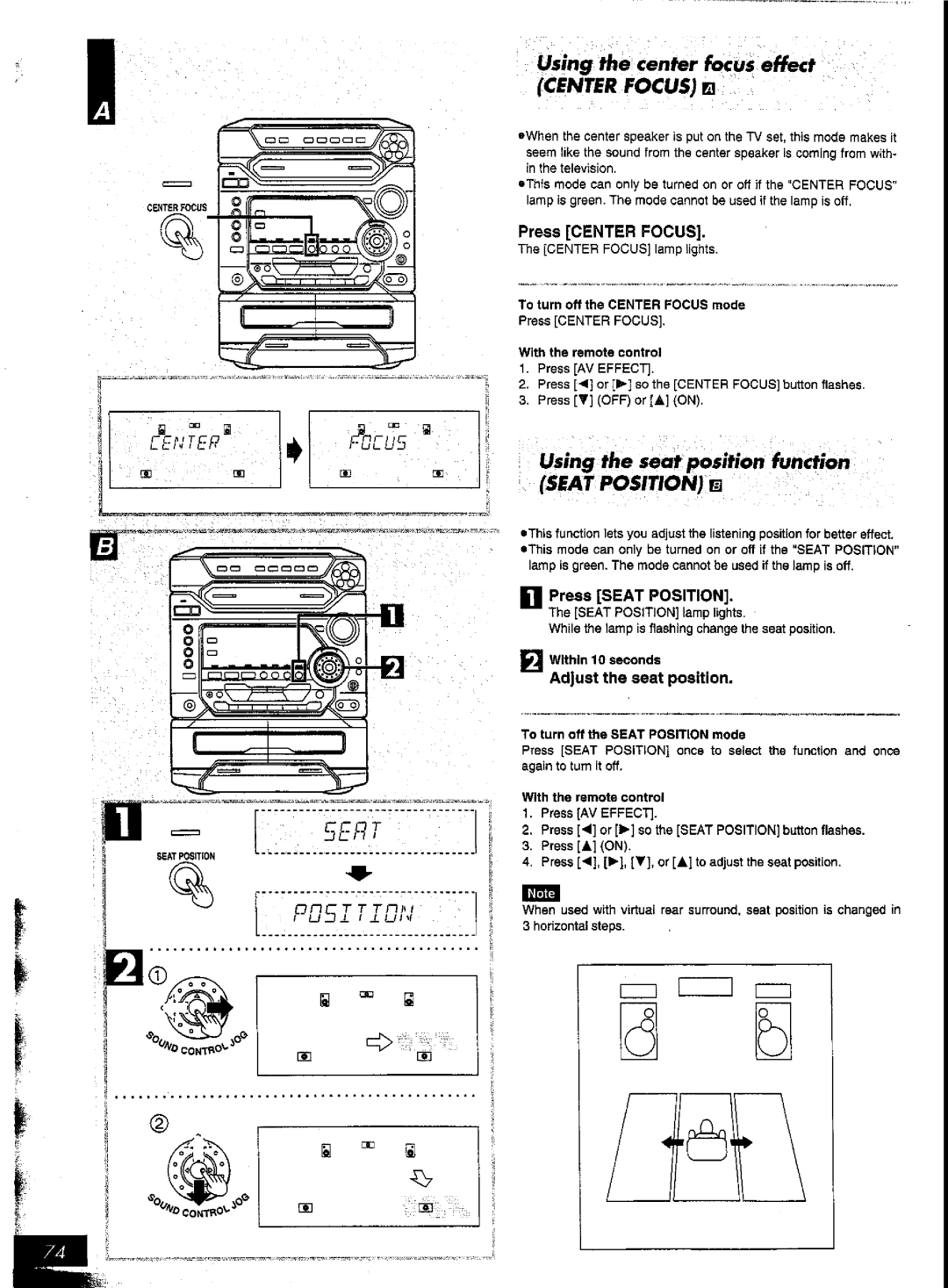 Panasonic SC-AK57 manual 