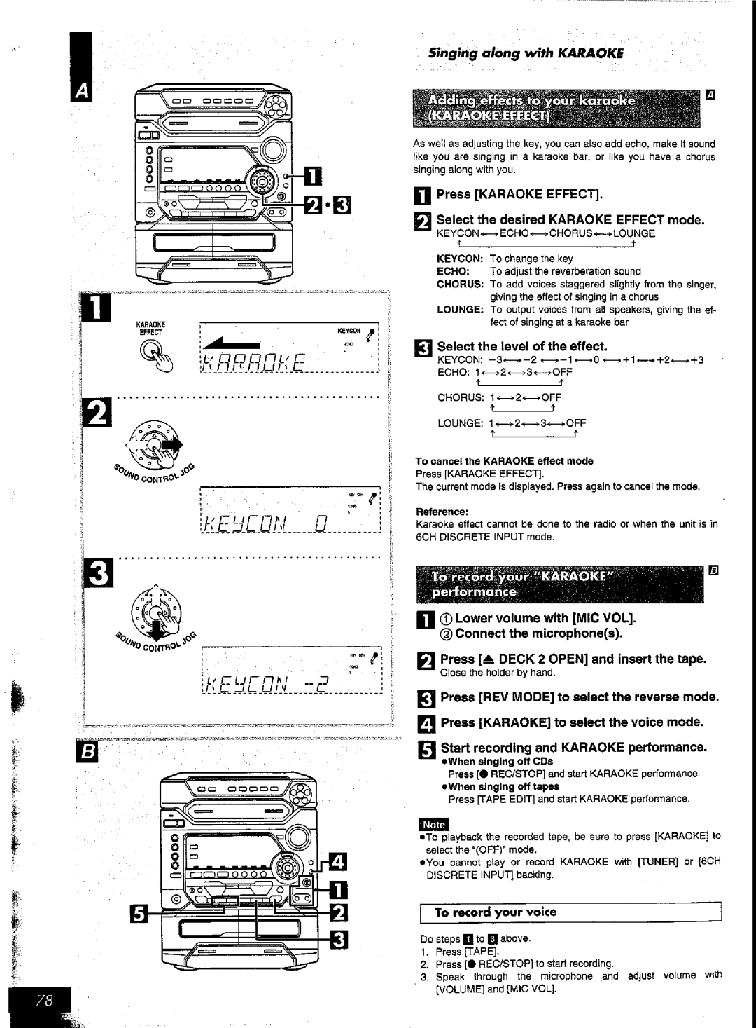 Panasonic SC-AK57 manual 