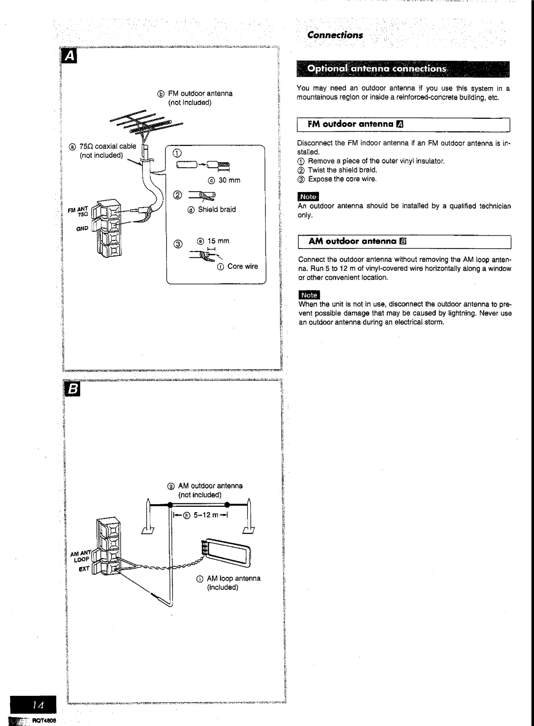 Panasonic SC-AK57 manual 