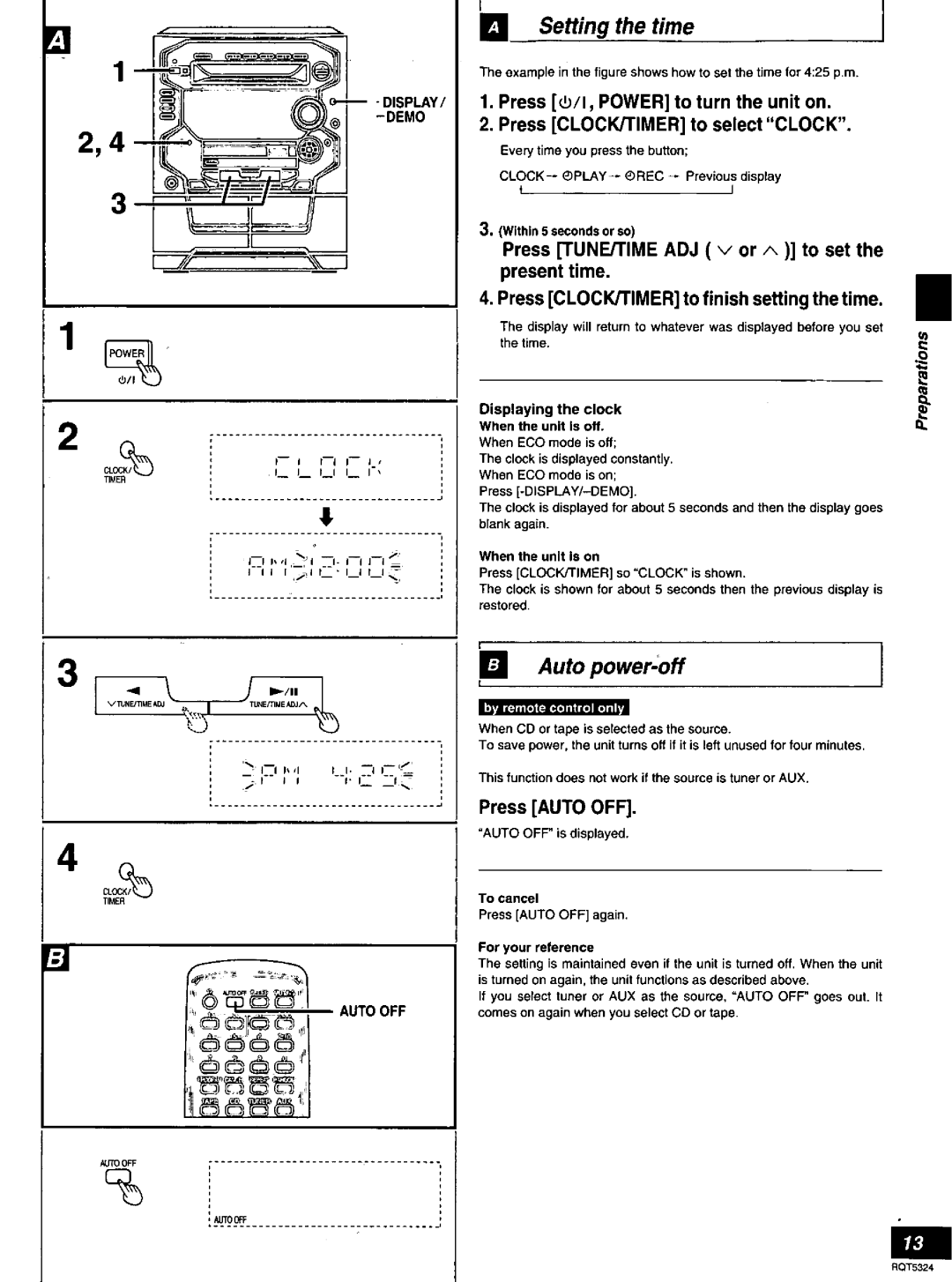 Panasonic SC-AK58 manual 