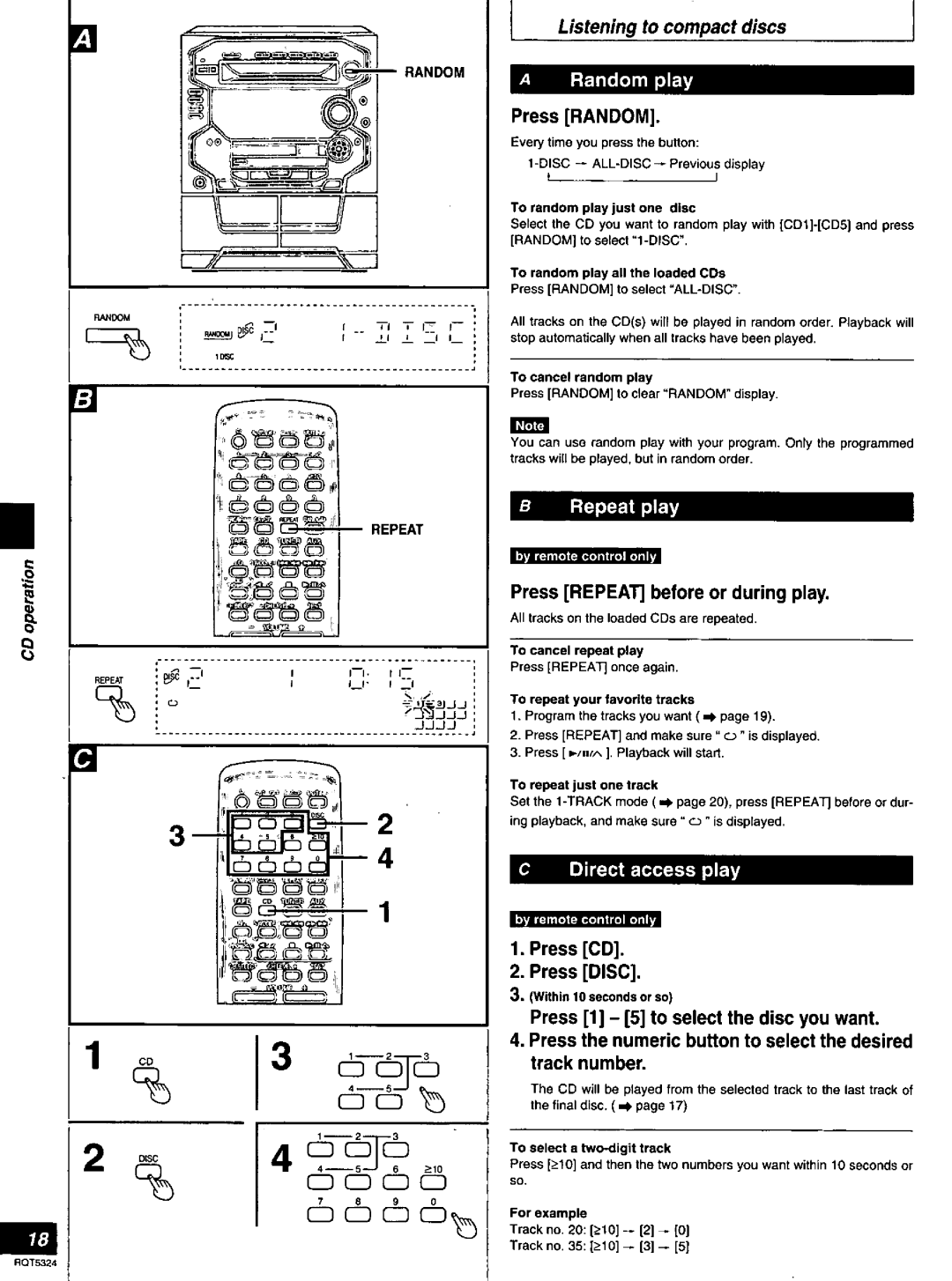 Panasonic SC-AK58 manual 