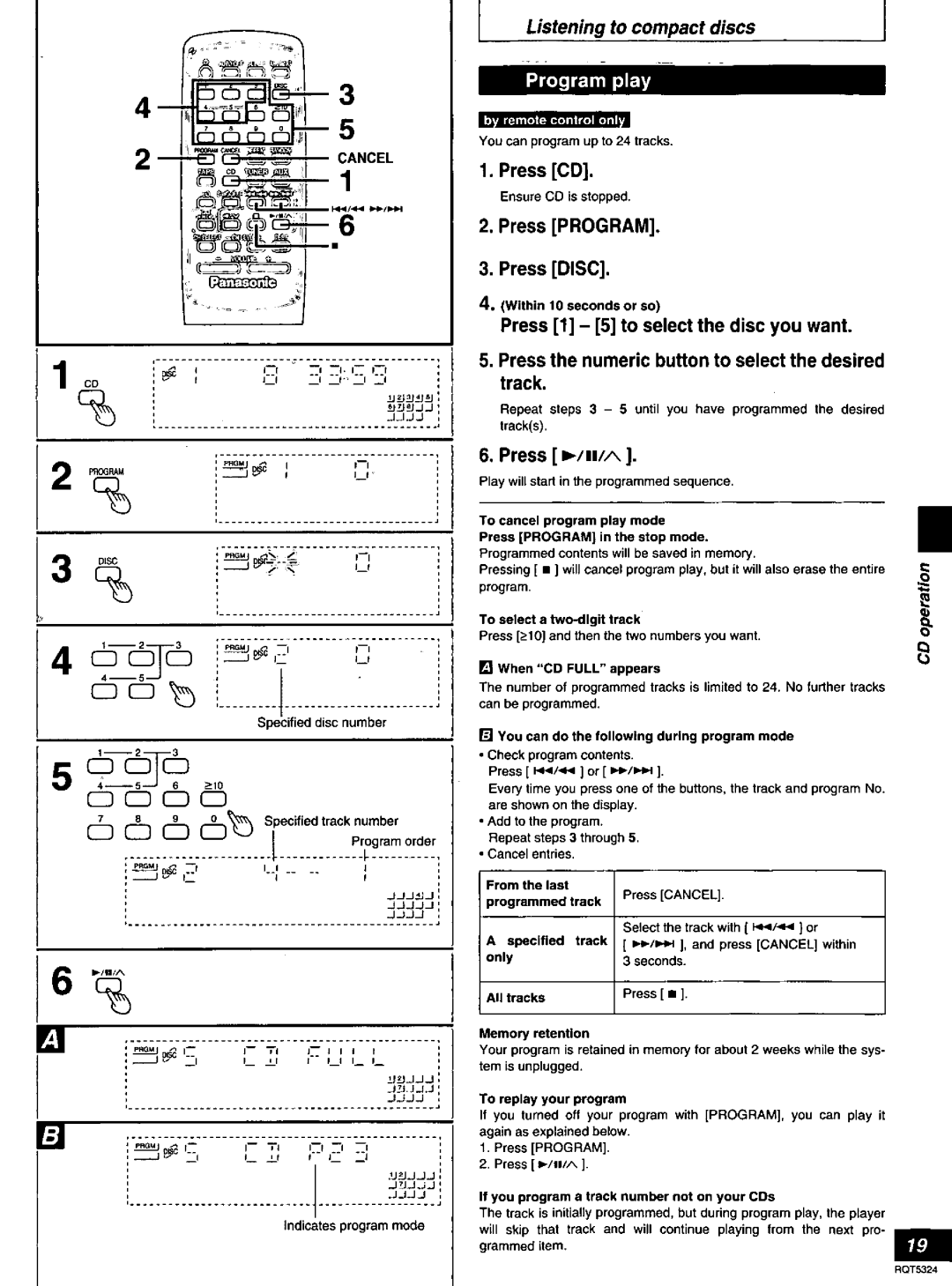 Panasonic SC-AK58 manual 