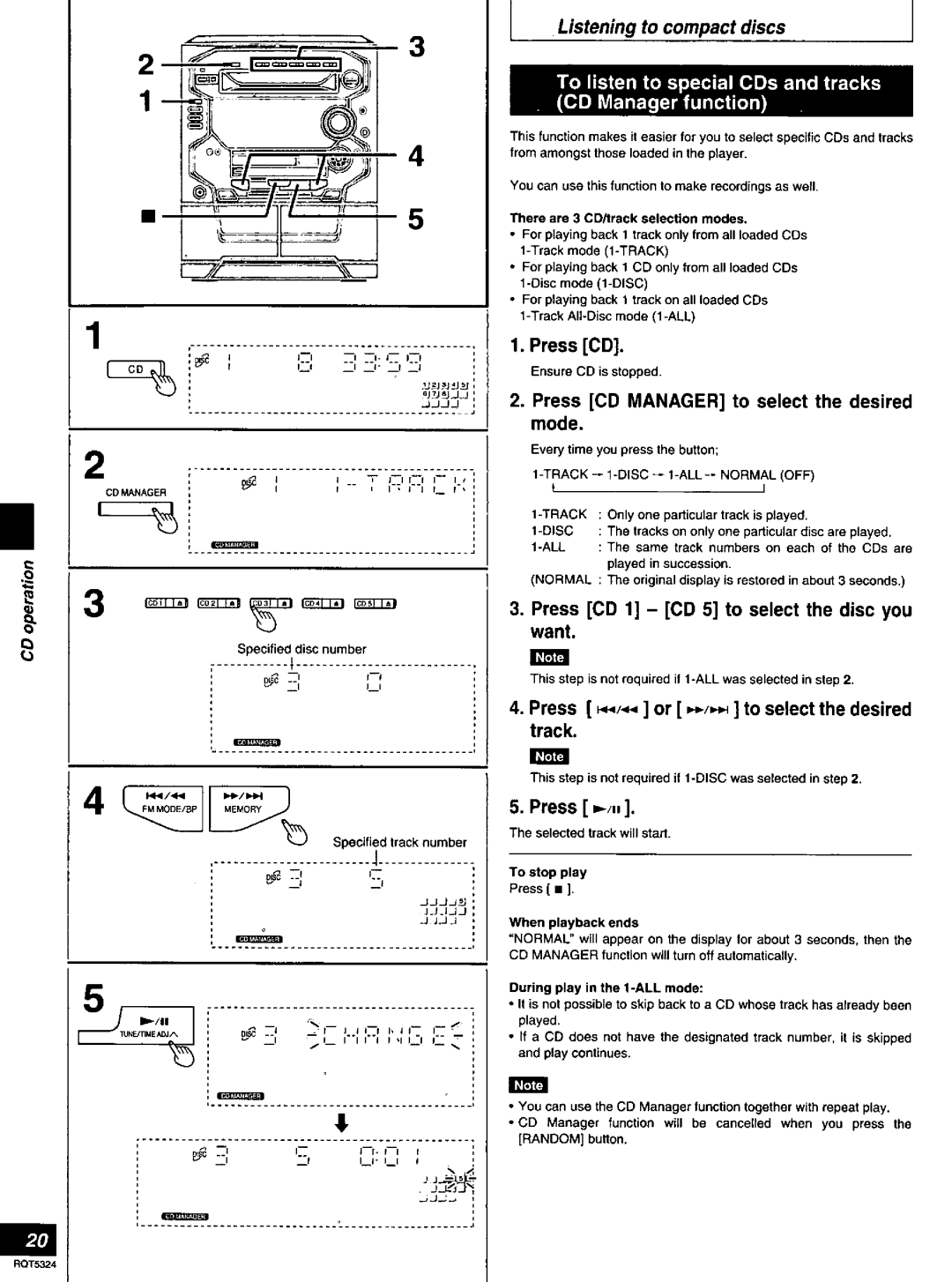 Panasonic SC-AK58 manual 