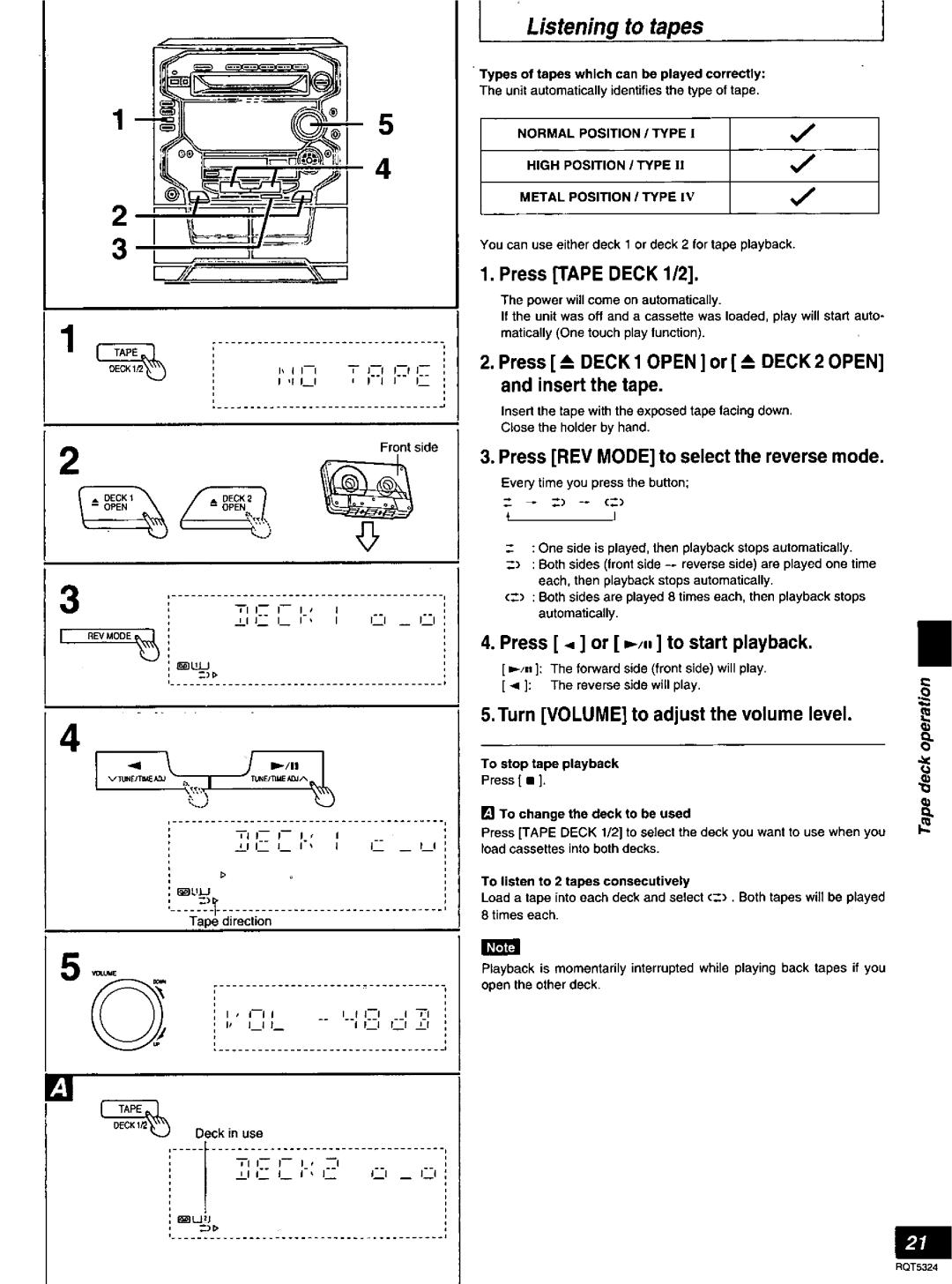 Panasonic SC-AK58 manual 