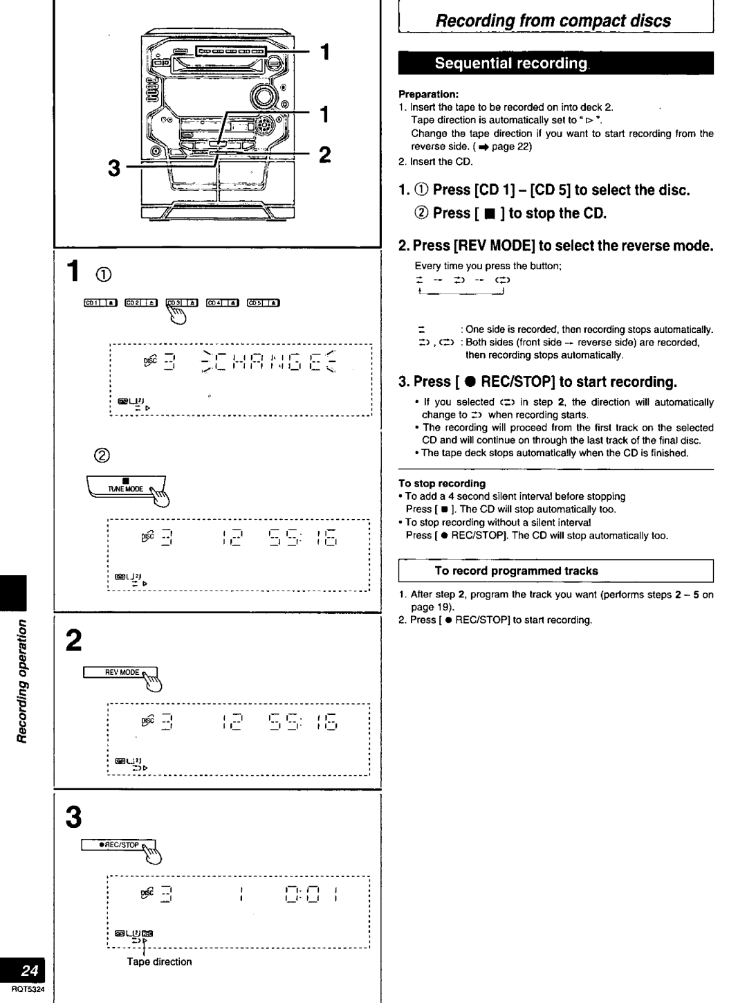 Panasonic SC-AK58 manual 