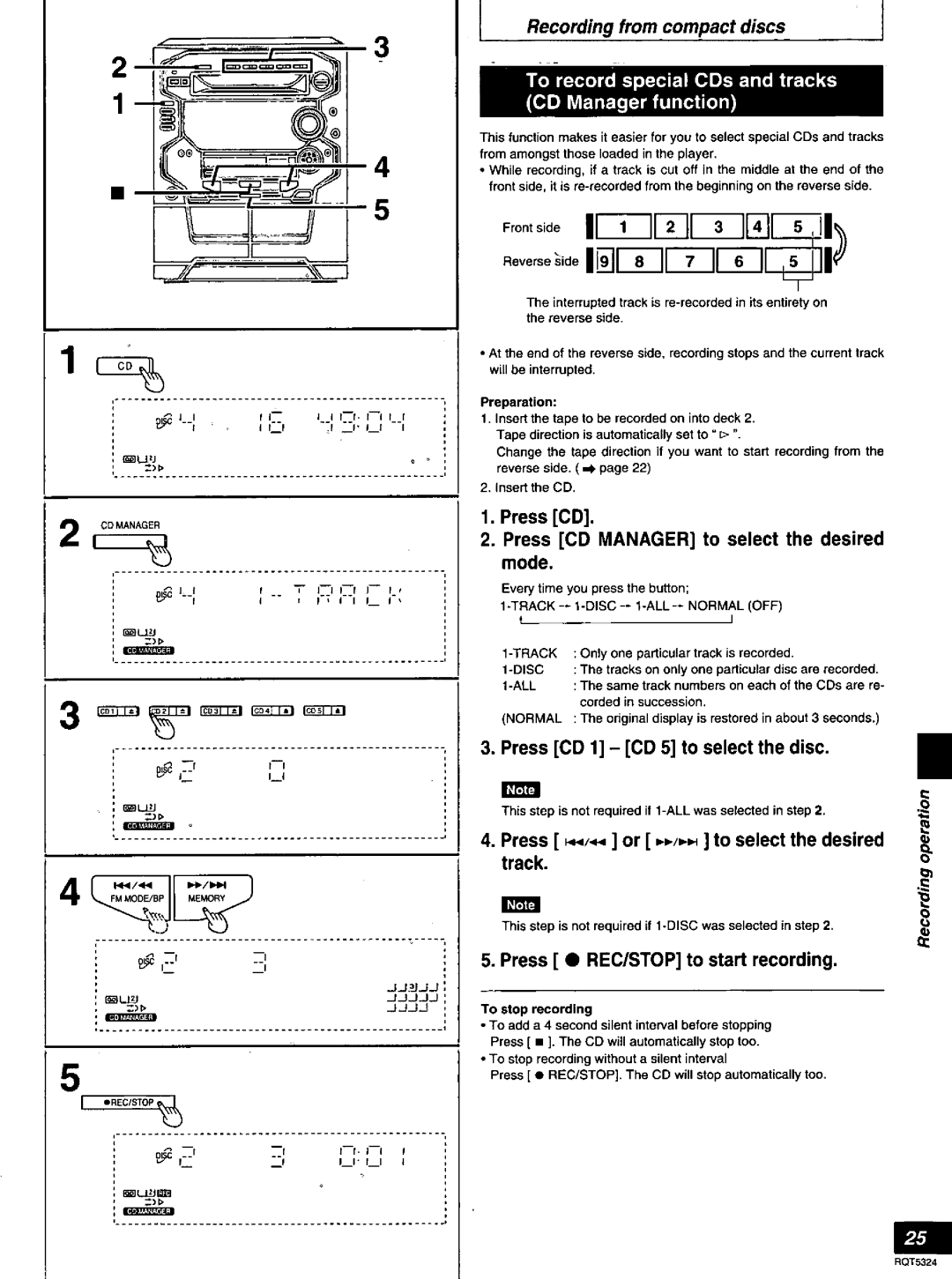 Panasonic SC-AK58 manual 