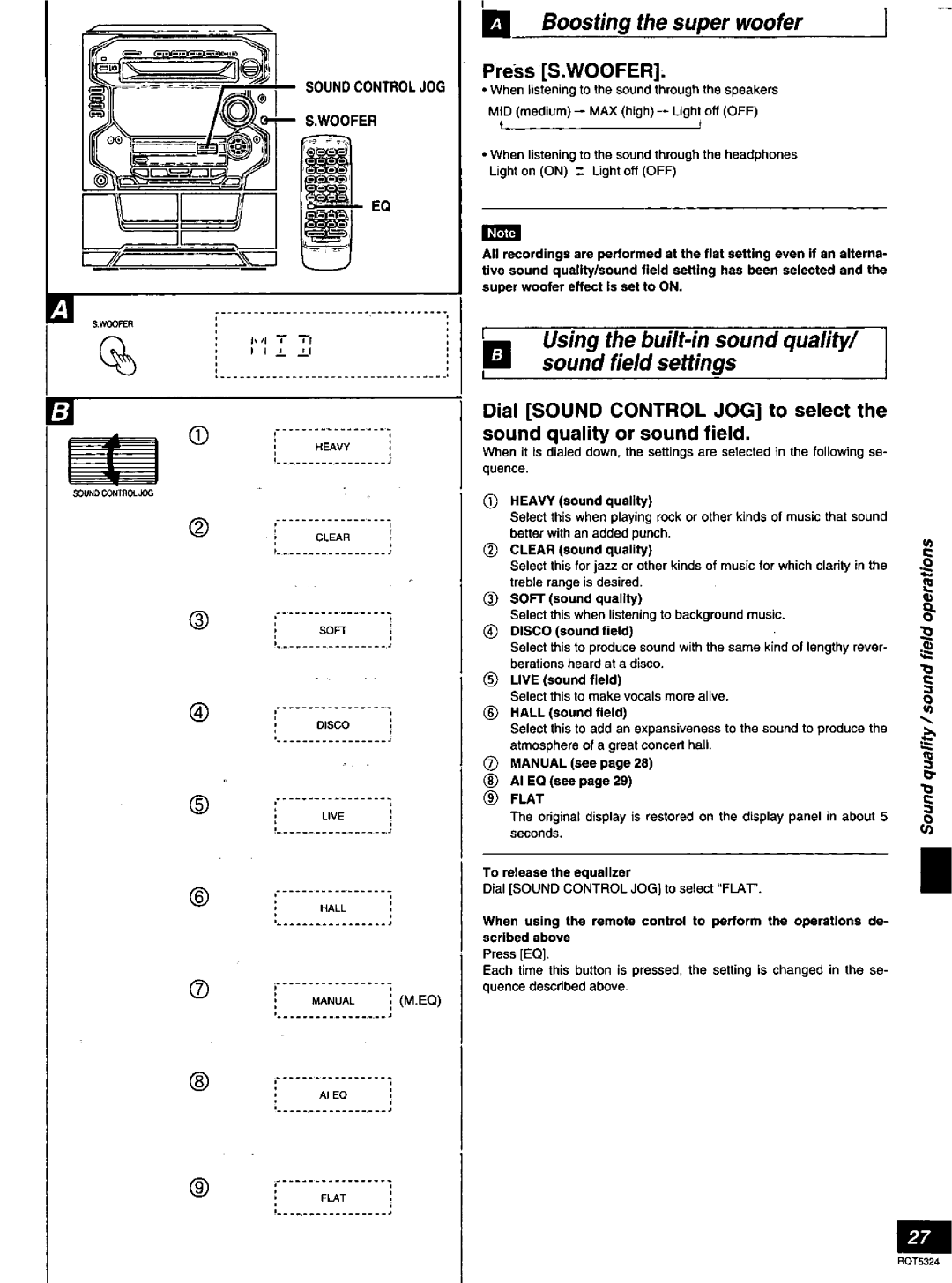 Panasonic SC-AK58 manual 