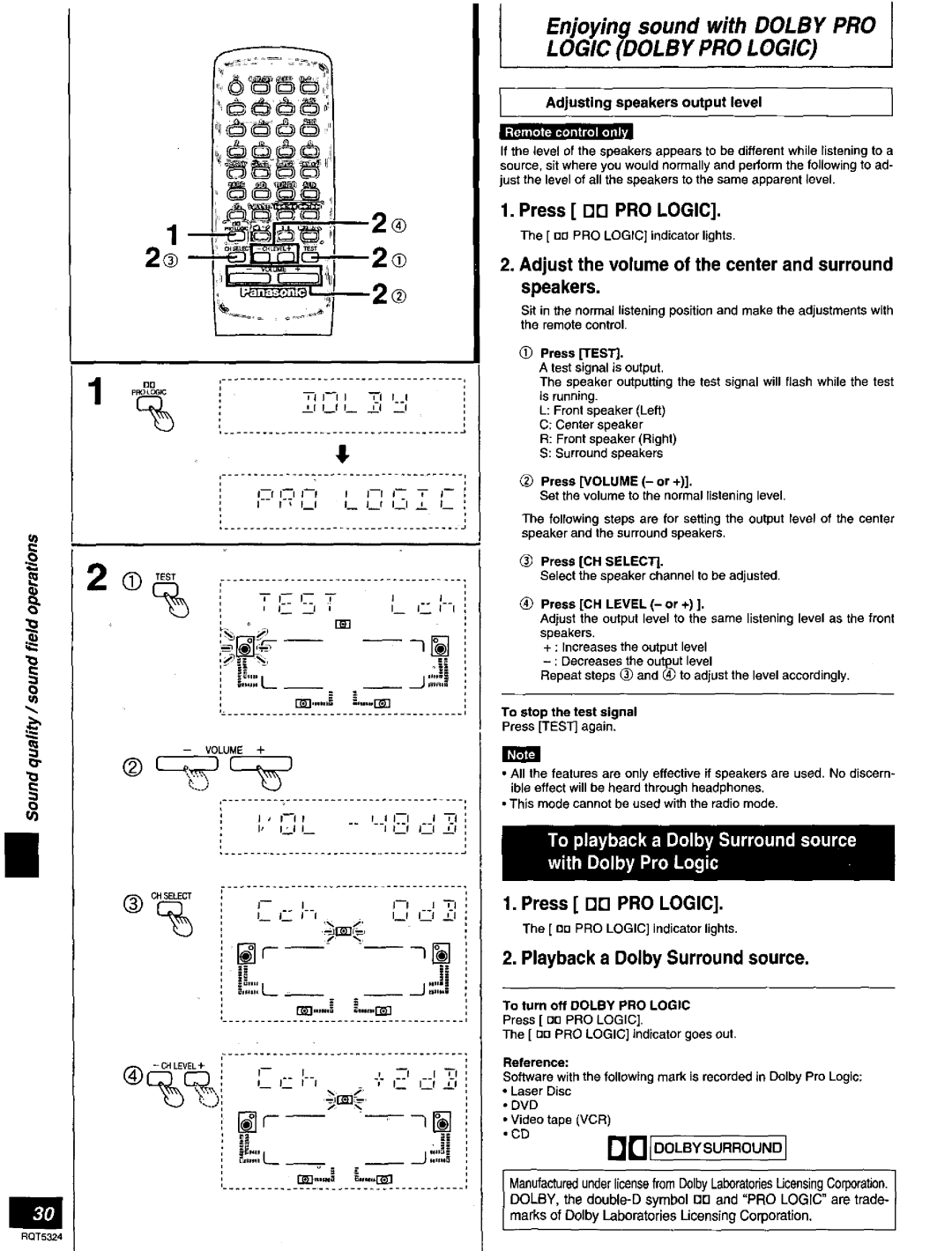 Panasonic SC-AK58 manual 