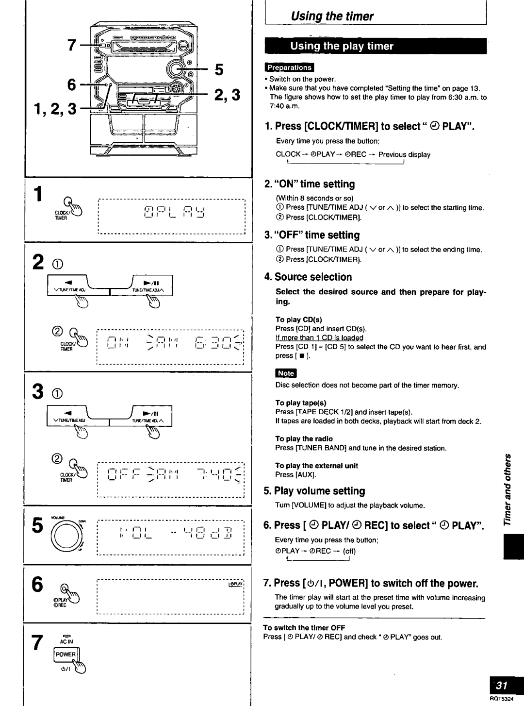 Panasonic SC-AK58 manual 