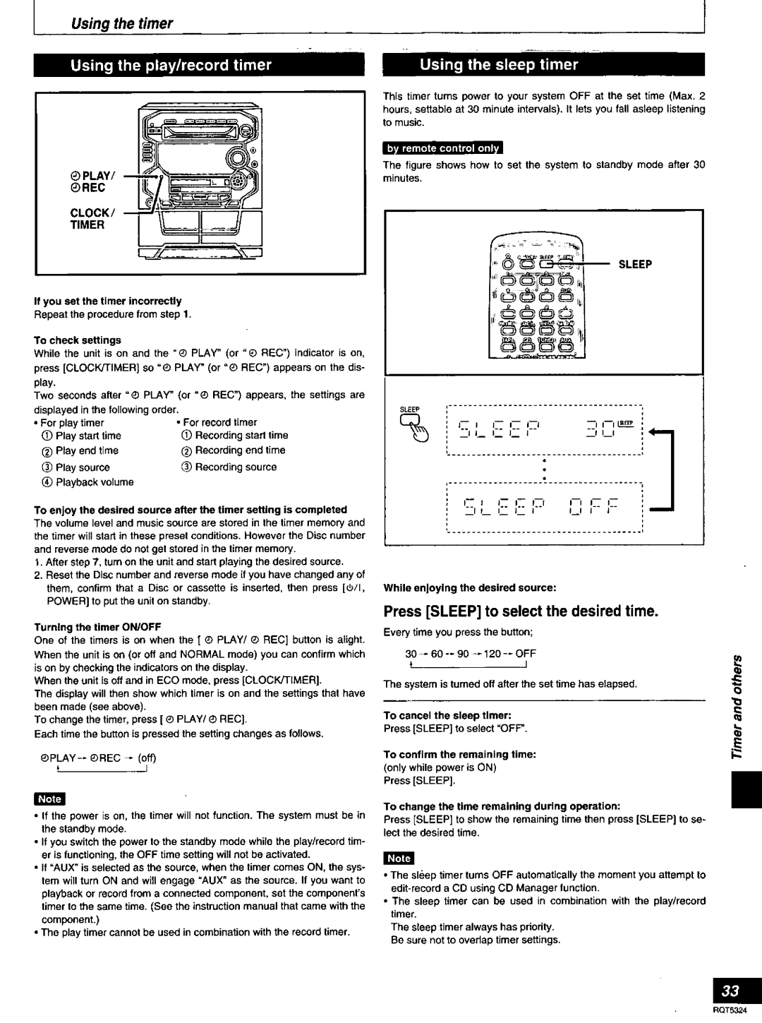 Panasonic SC-AK58 manual 