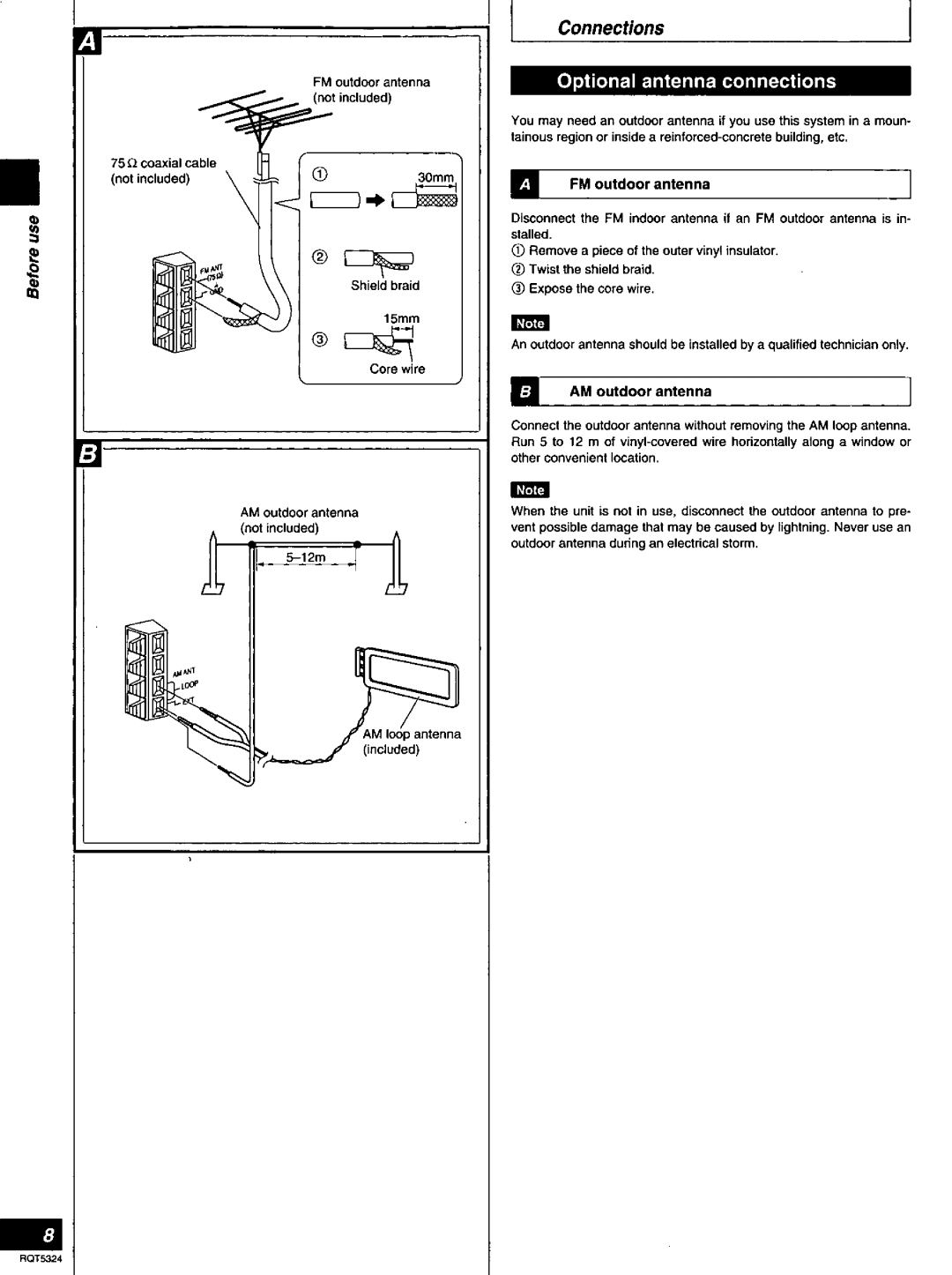 Panasonic SC-AK58 manual 