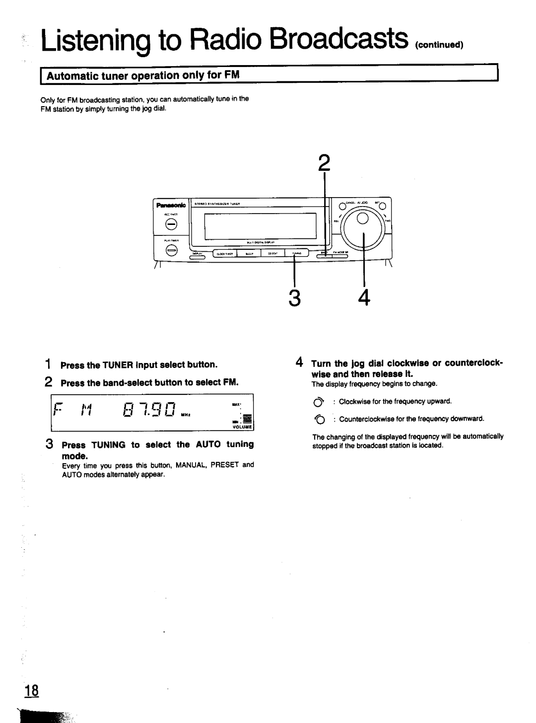 Panasonic SC-CH11 manual 