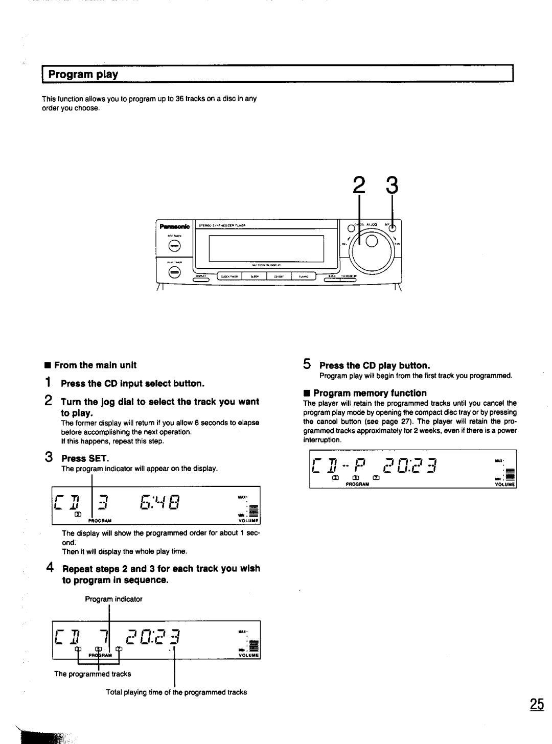 Panasonic SC-CH11 manual 