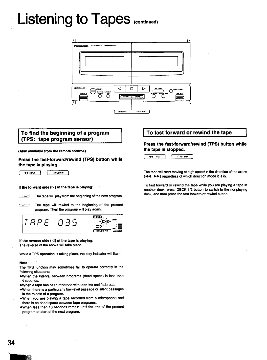 Panasonic SC-CH11 manual 