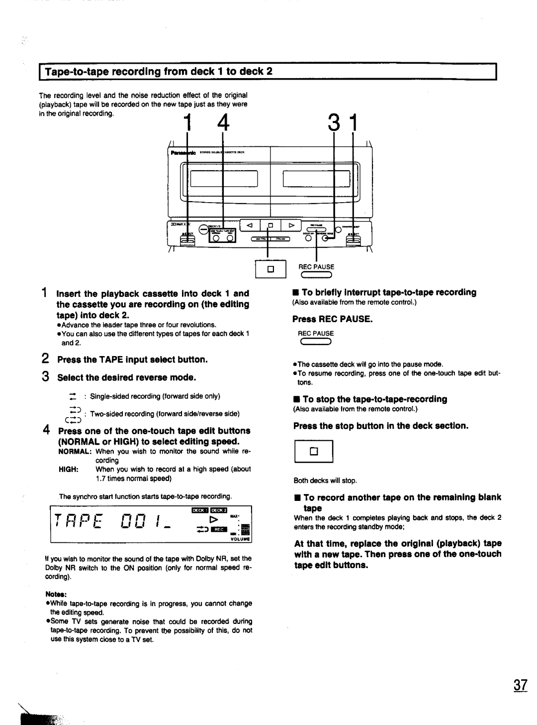 Panasonic SC-CH11 manual 