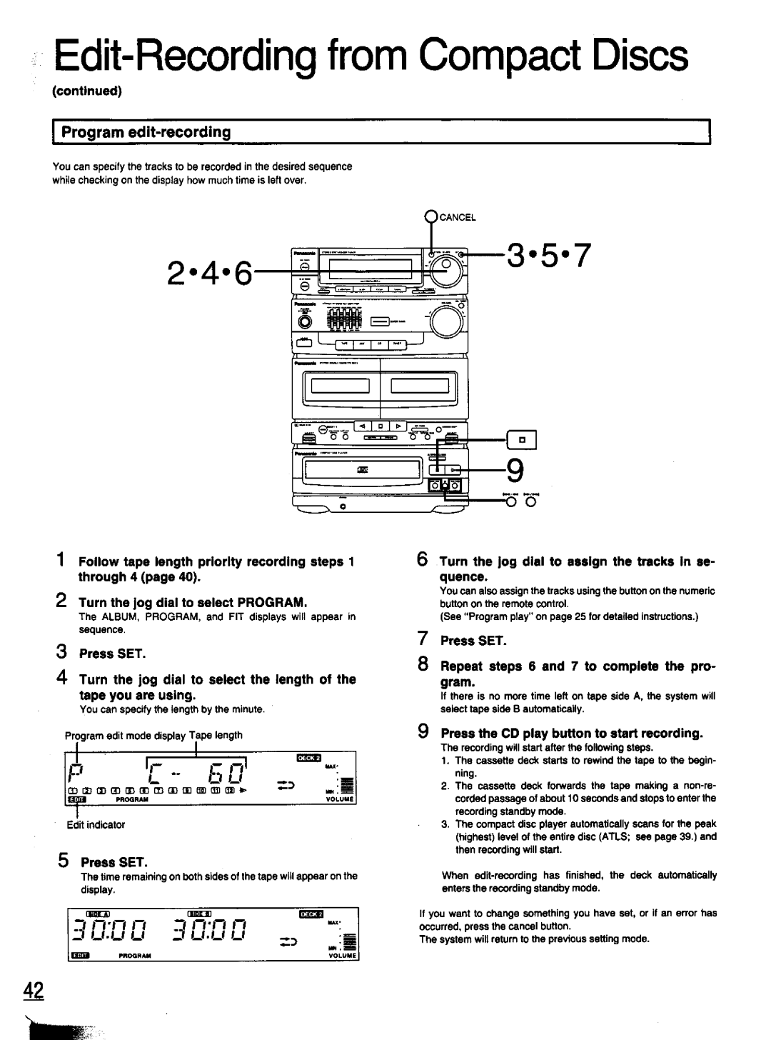 Panasonic SC-CH11 manual 