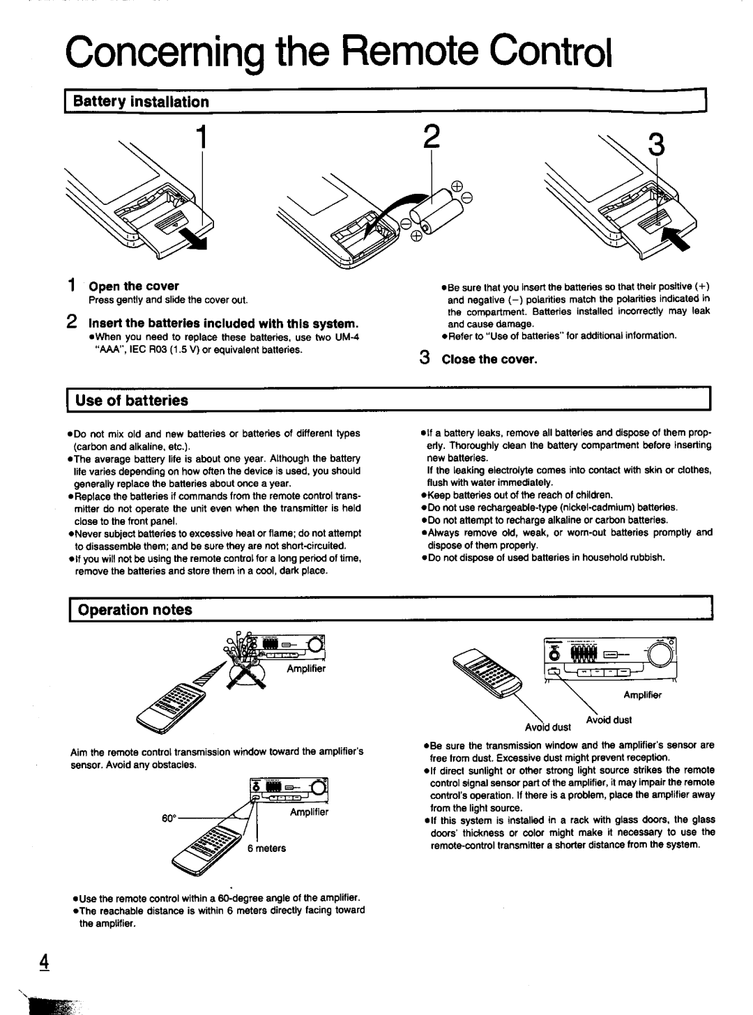 Panasonic SC-CH11 manual 