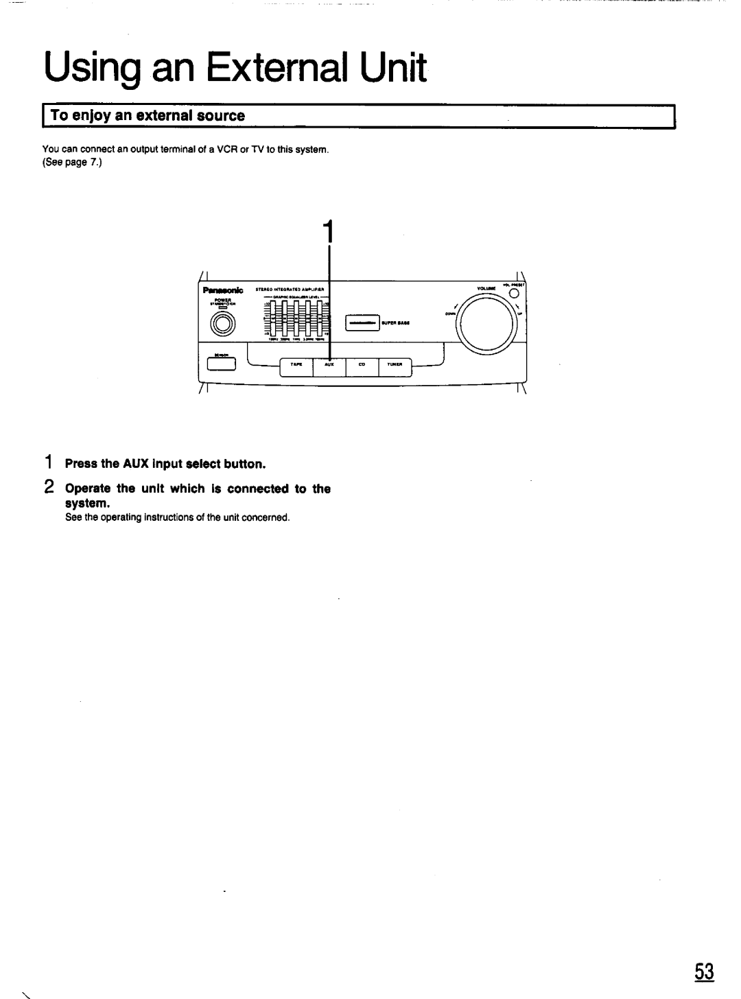 Panasonic SC-CH11 manual 