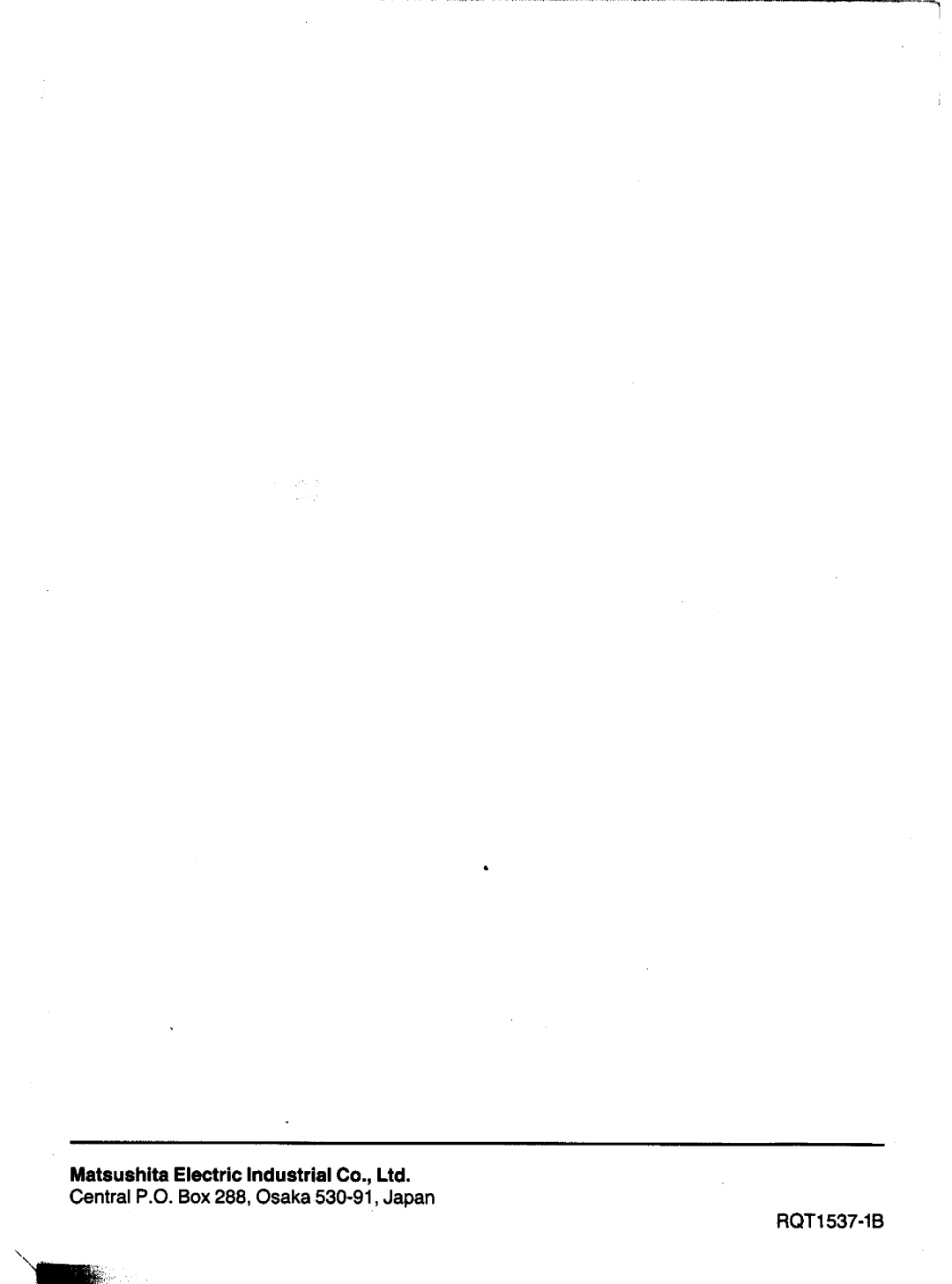 Panasonic SC-CH11 manual 