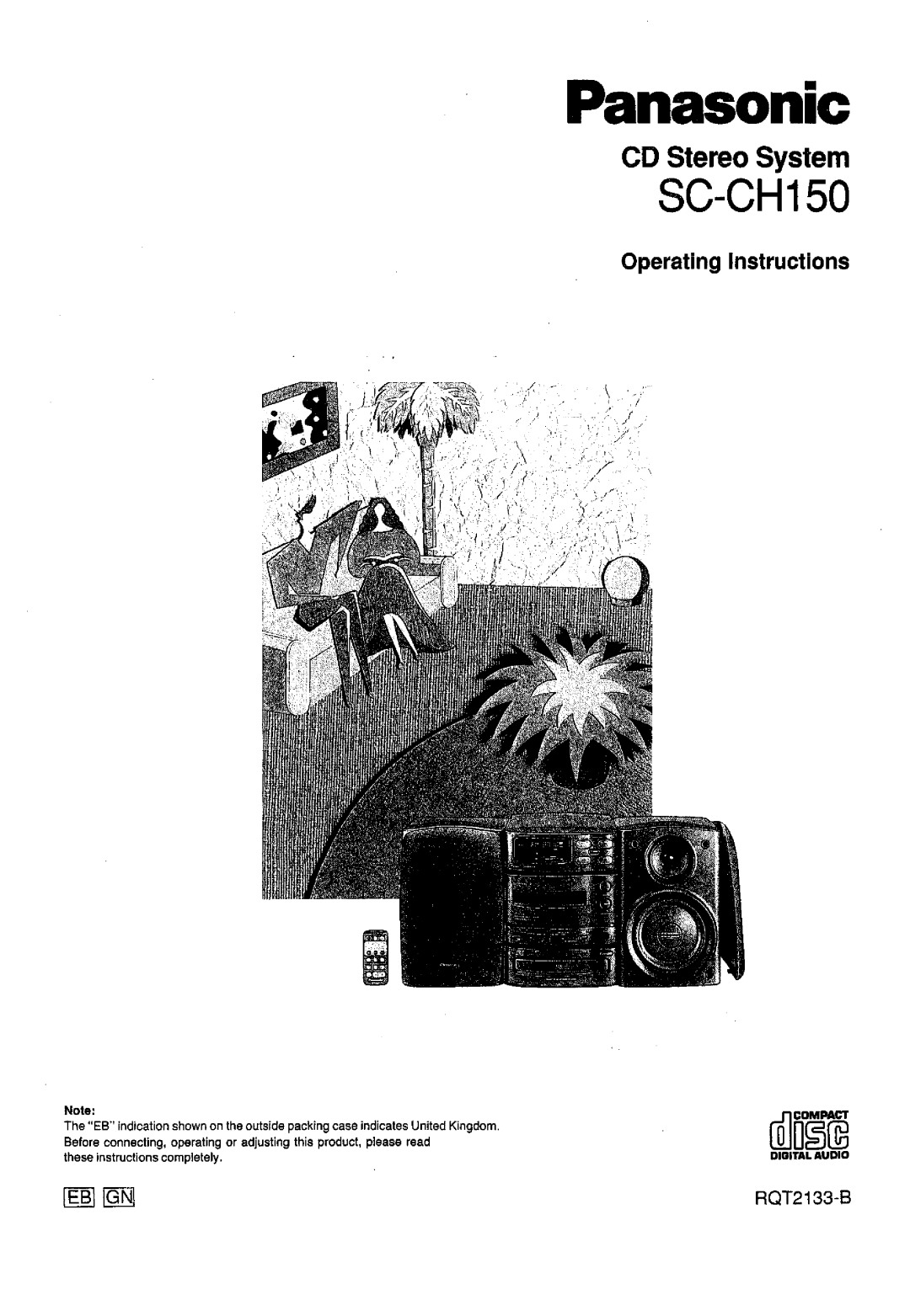 Panasonic SC-CH150 manual 