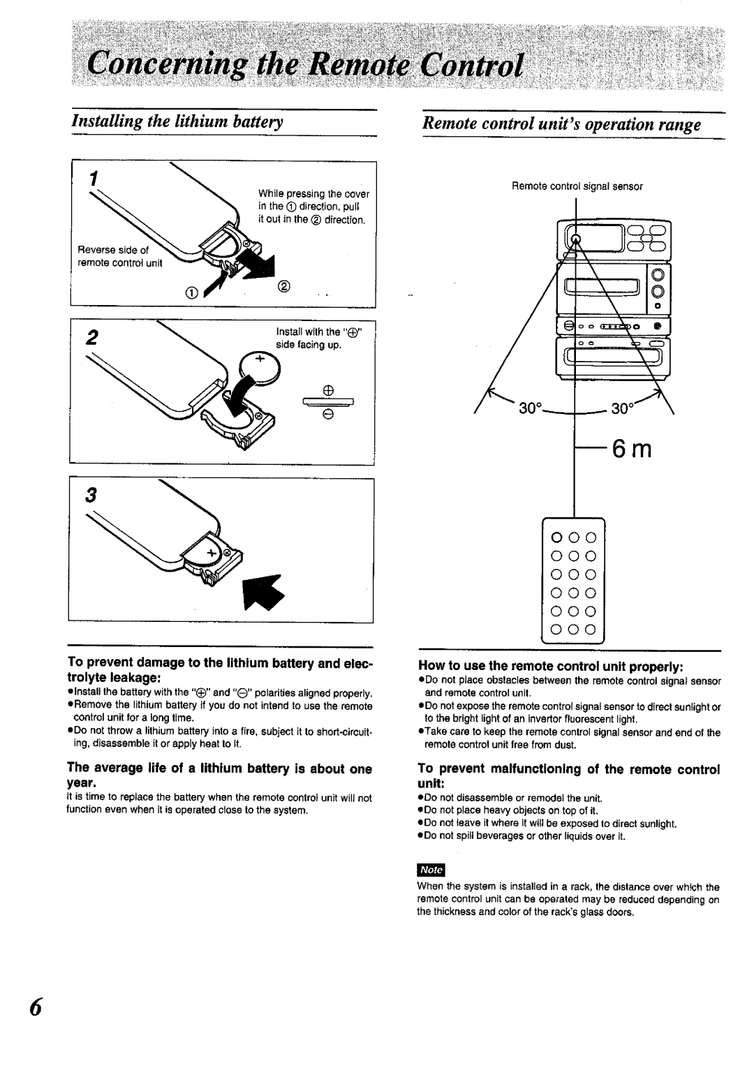 Panasonic SC-CH150 manual 