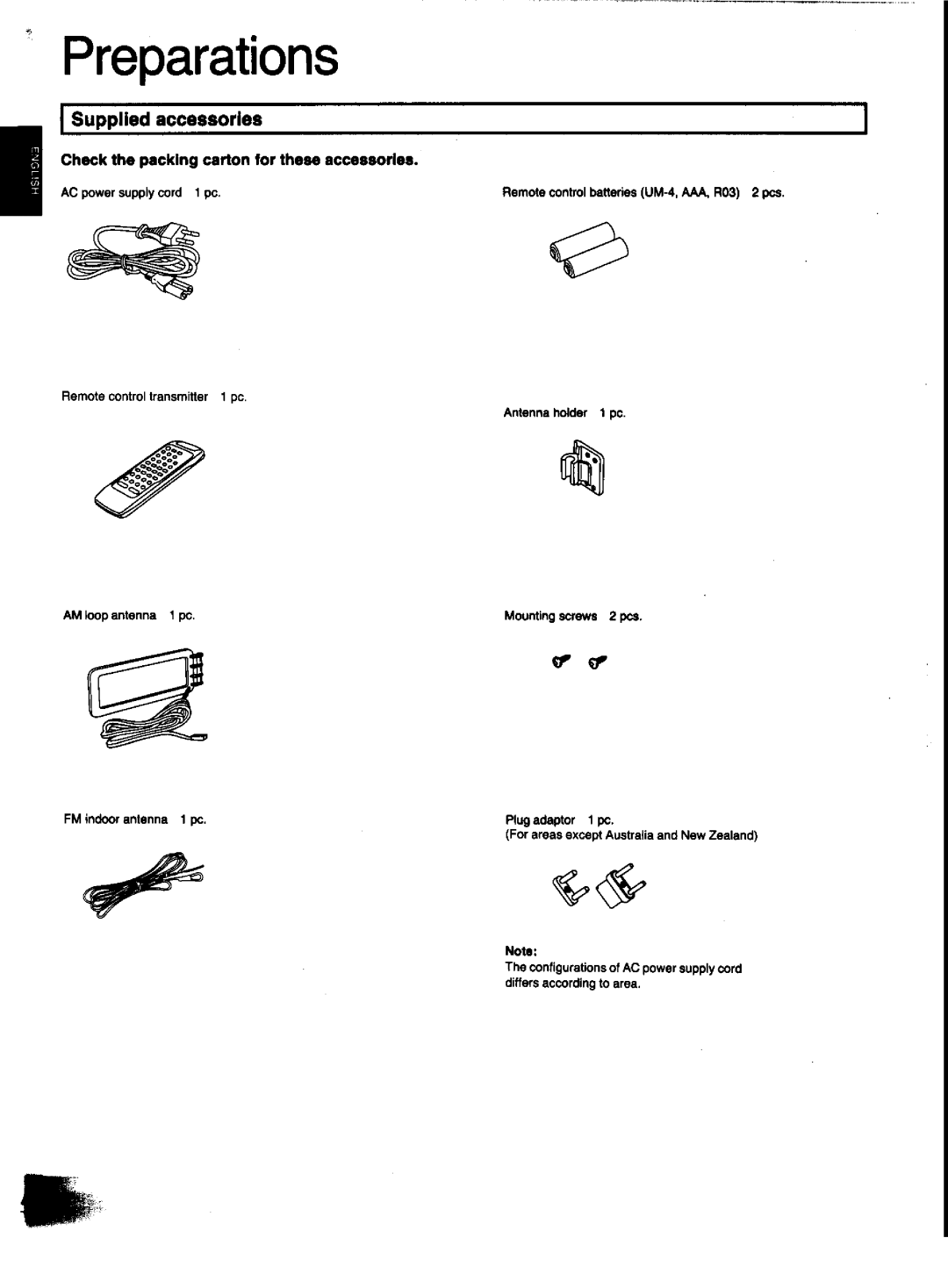 Panasonic SC-CH31 manual 